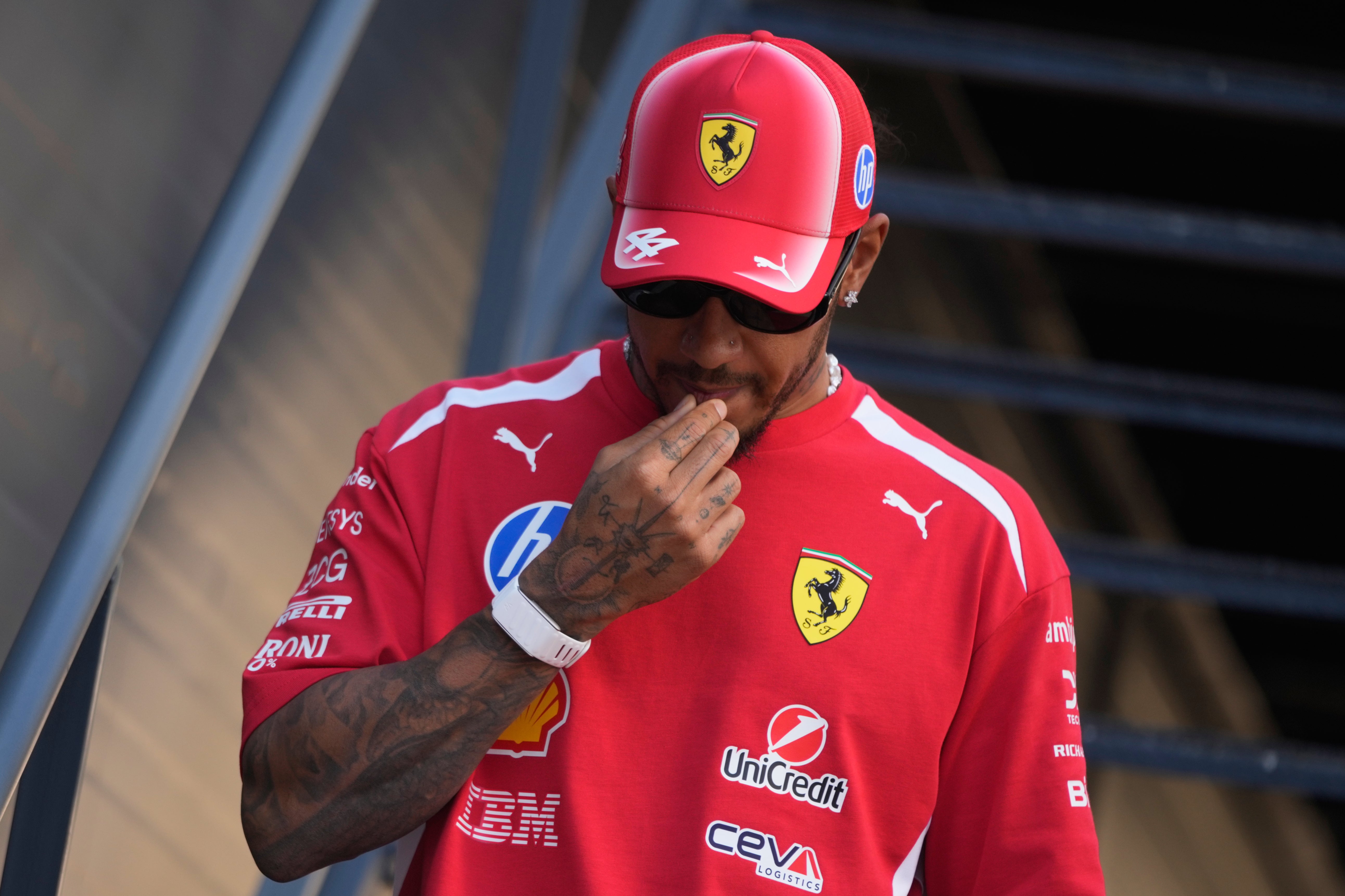 Hamilton is currently third in the world championship standings