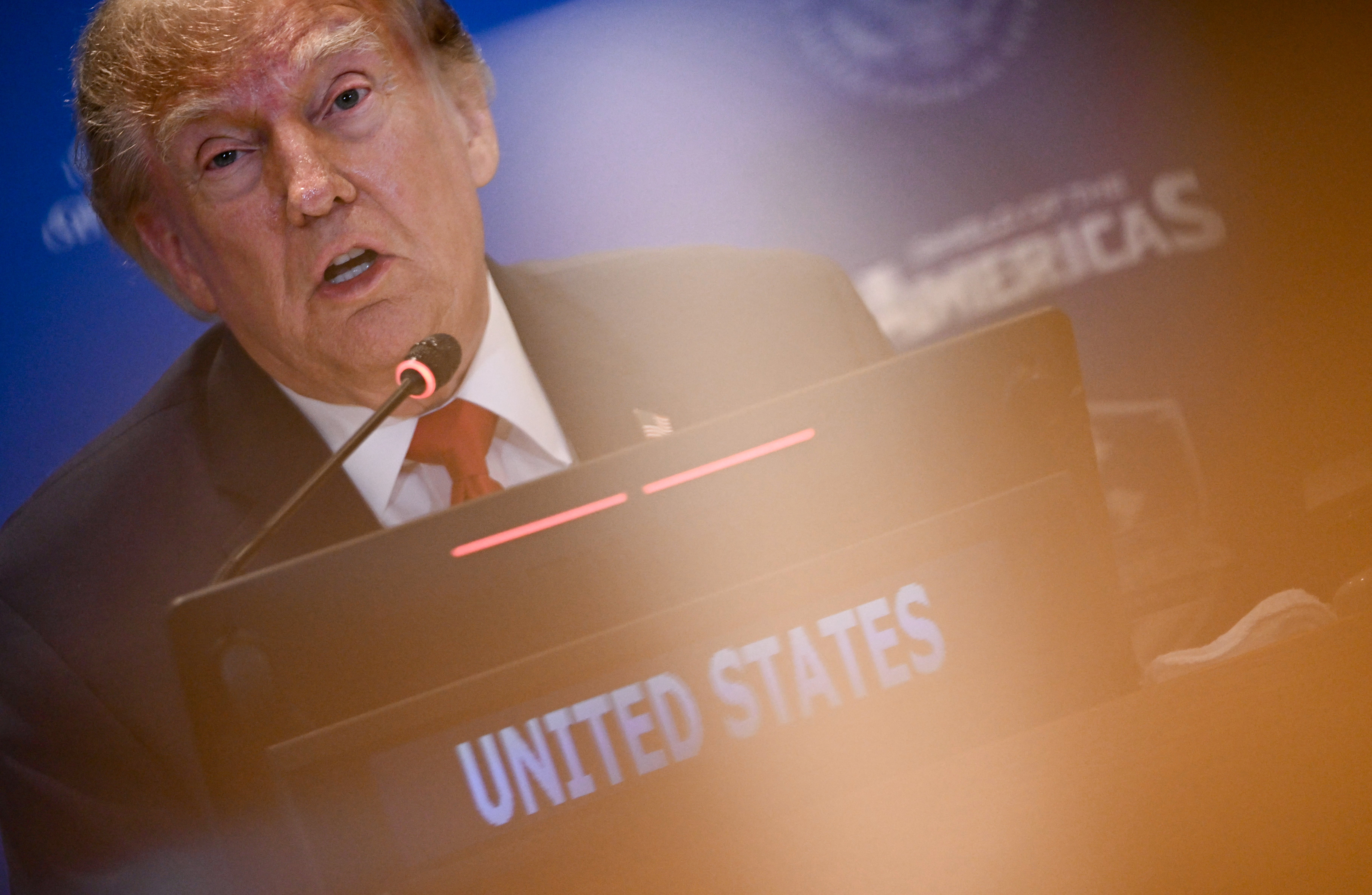 Trump claims stories about his ballroom threatened national security in media ban fight
