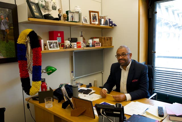 James Cleverly spoke to The Independent