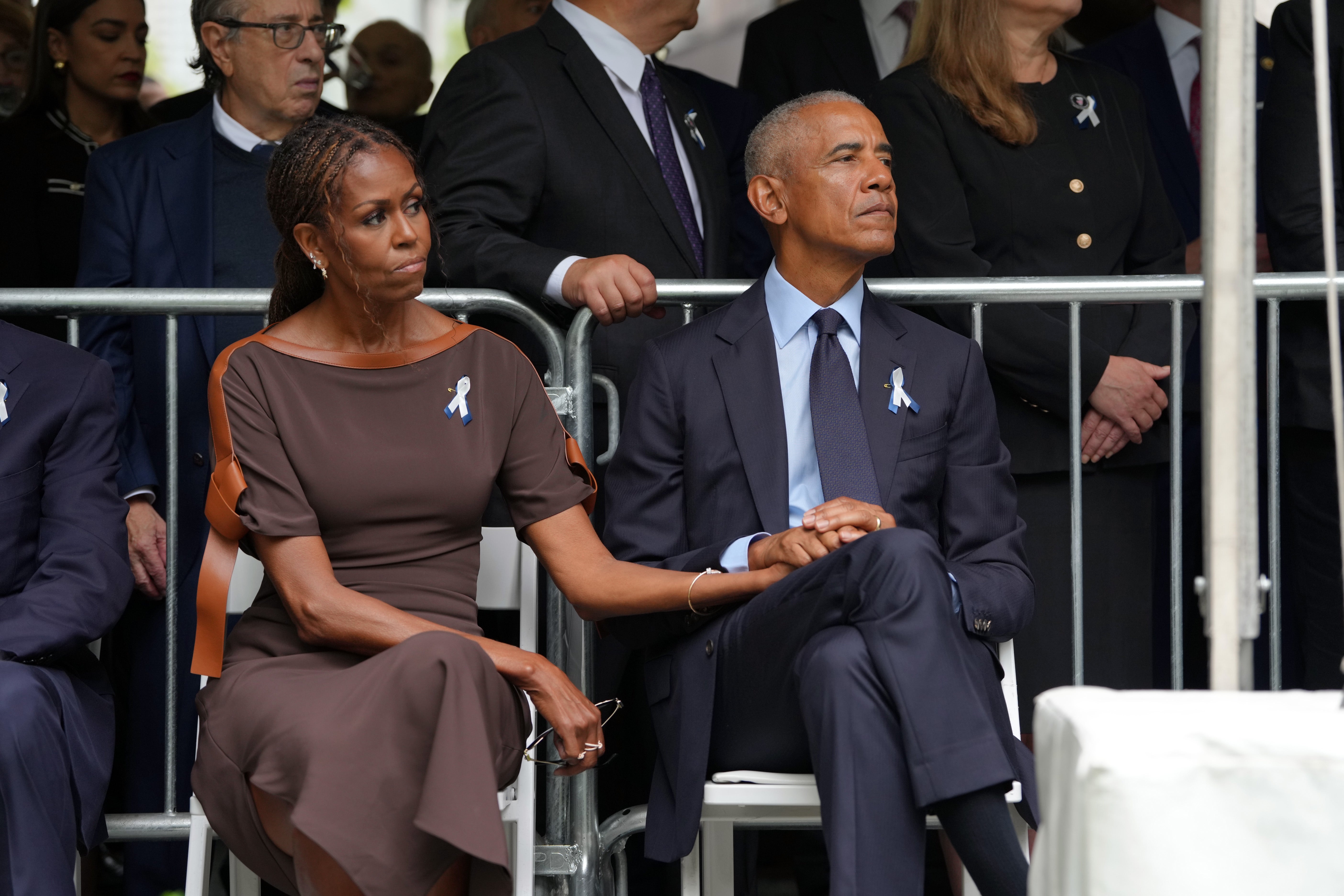 Former First Lady Michelle Obama and Former President Barack Obama both attended Harvard Law School but met later at Sidley & Austin in Chicago (Getty)