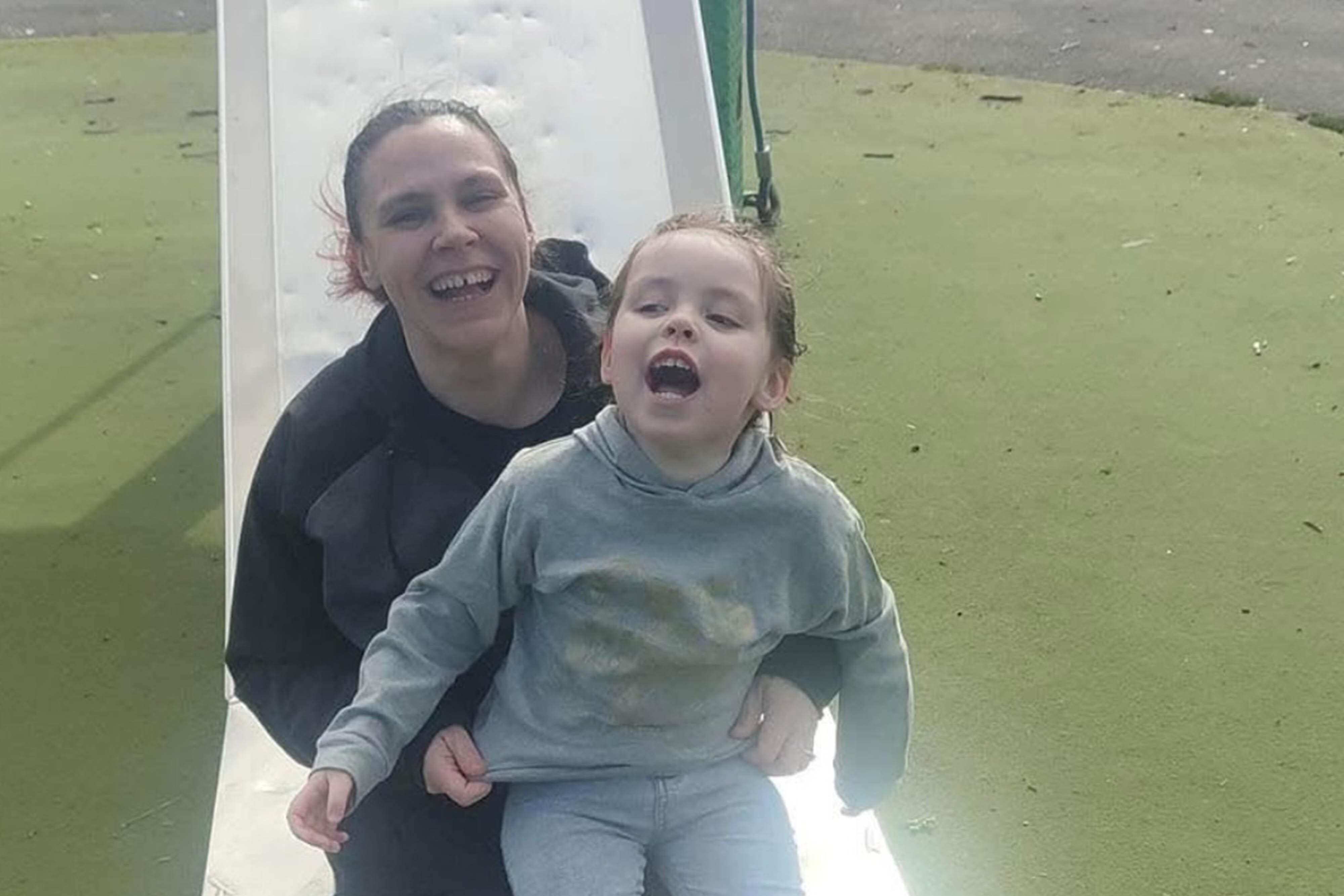 Elisha Brabin and daughter Prudence