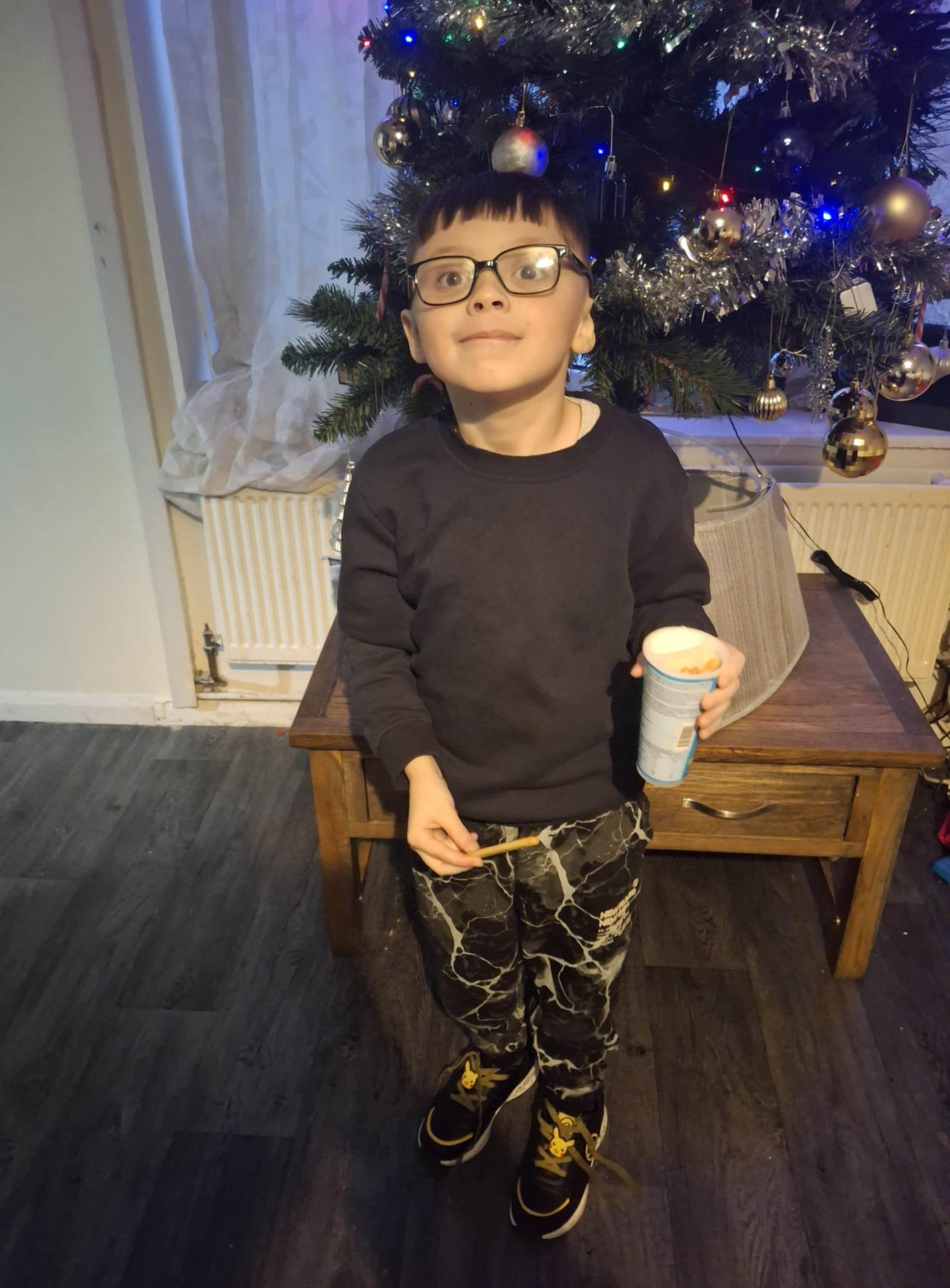 Ellis Brabin, eight, died in the fire