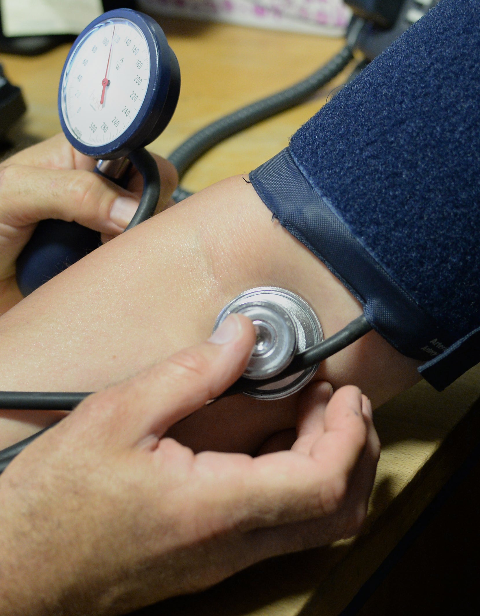 Data indicates that 59% of people in England with high blood pressure are unaware of their condition. (PA)