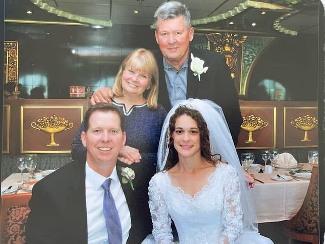 Thomas Gigler (left) was reportedly celebrating his wedding anniversary with his wife when he fell from the ship