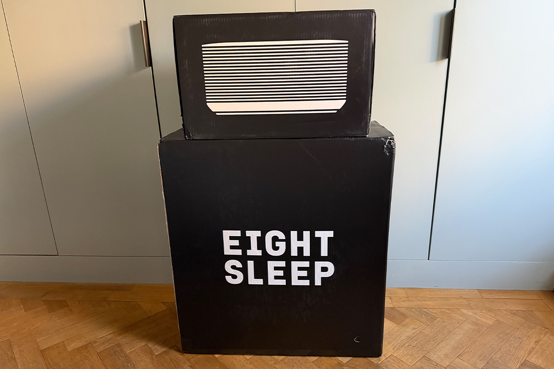 The Pod 6 consists of two physical parts: a mattress topper and a hub (David Phelan/The Independent)