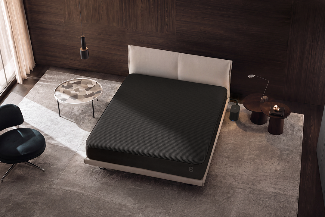 The topper fits over your mattress and it comes in different sizes to fit every bed (Eight Sleep)