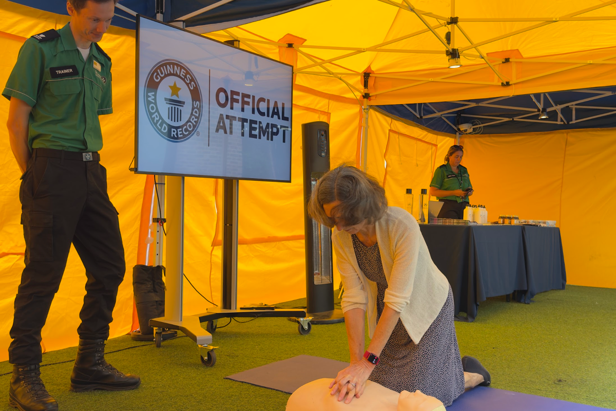 Thousands turn out to smash life-saving CPR world record