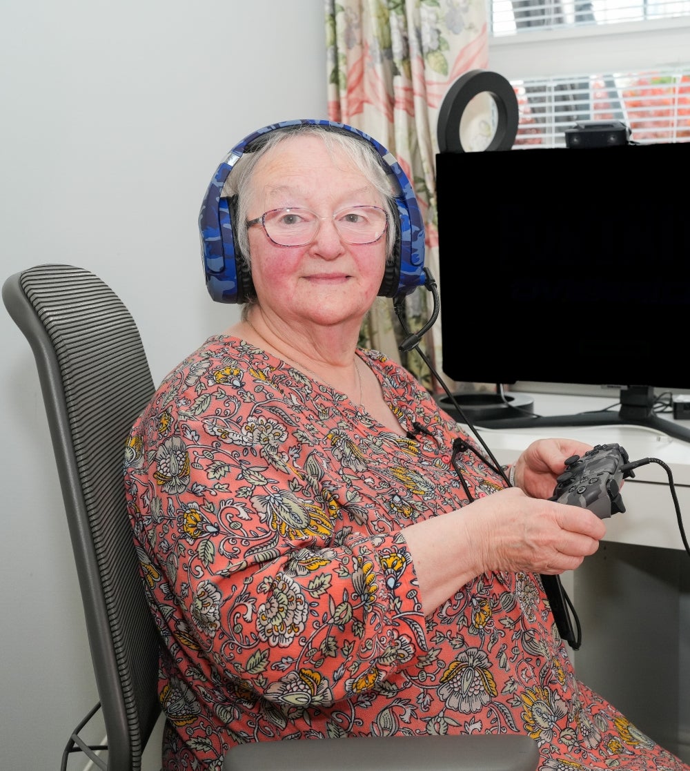 Cath Bowie picked up the controller after her grandson introduced her to Fortnite in 2017