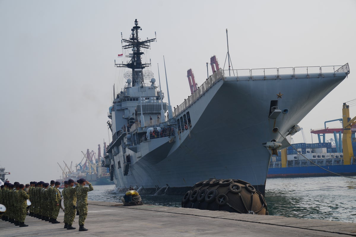 Indonesia commissions former Italian warship as first aircraft carrier