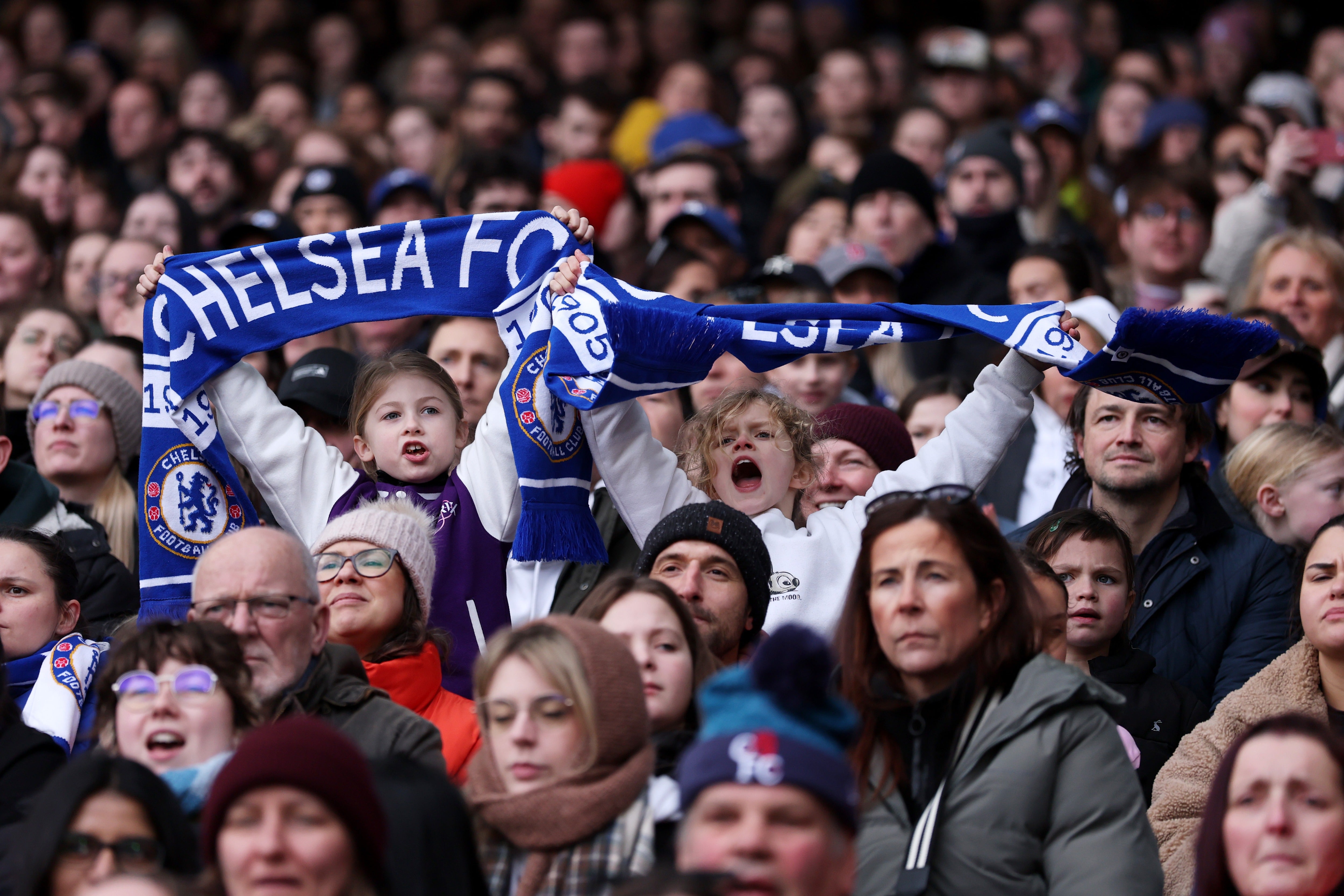 Match day at Stamford Bridge for the Women's Super League