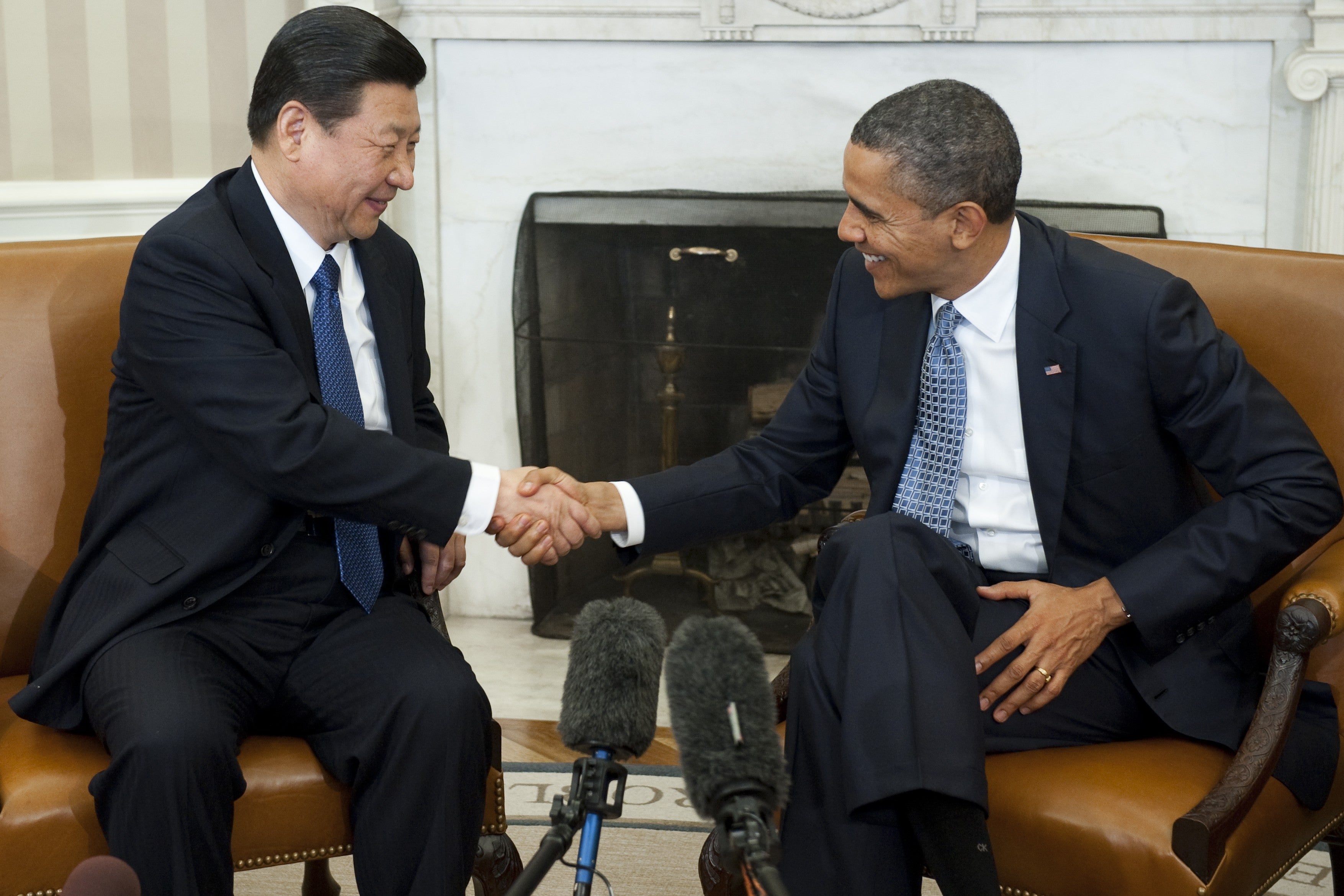 Trump criticized Obama for hosting then-Chinese Vice President Xi Jinping in 2012 (AFP/Getty)