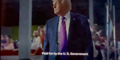 President Donald Trump’s intense 30-second ad, ‘paid for by the U.S. Government,’ raised eyebrows over its content and use of the song Love Me by the artist JMSN