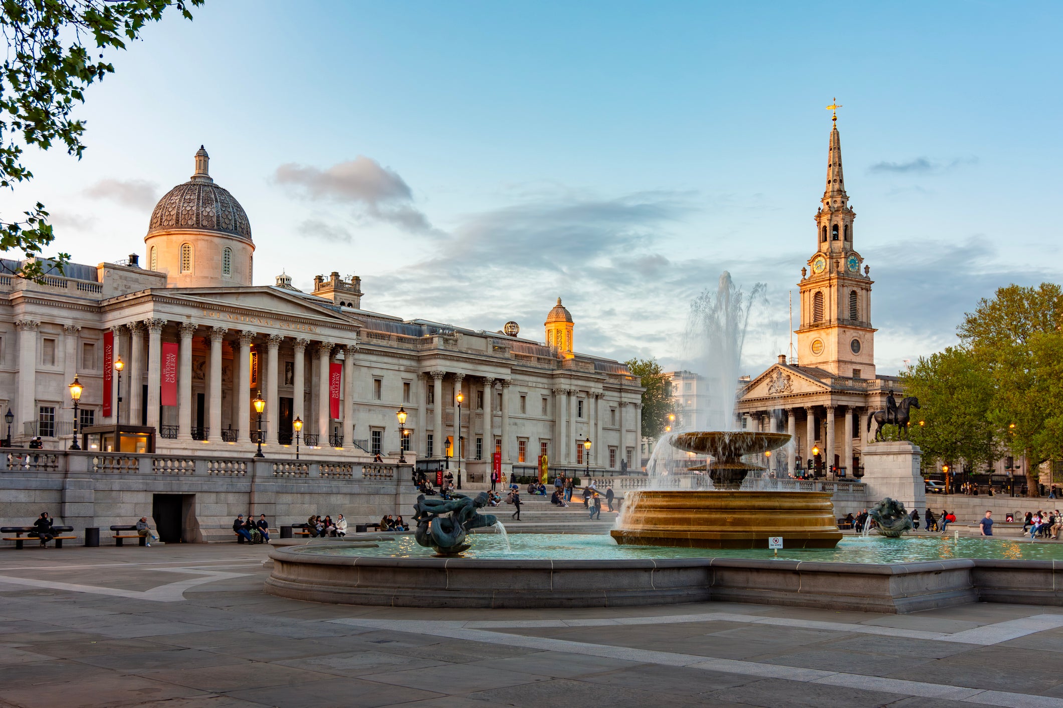 The National Gallery makes an appearance