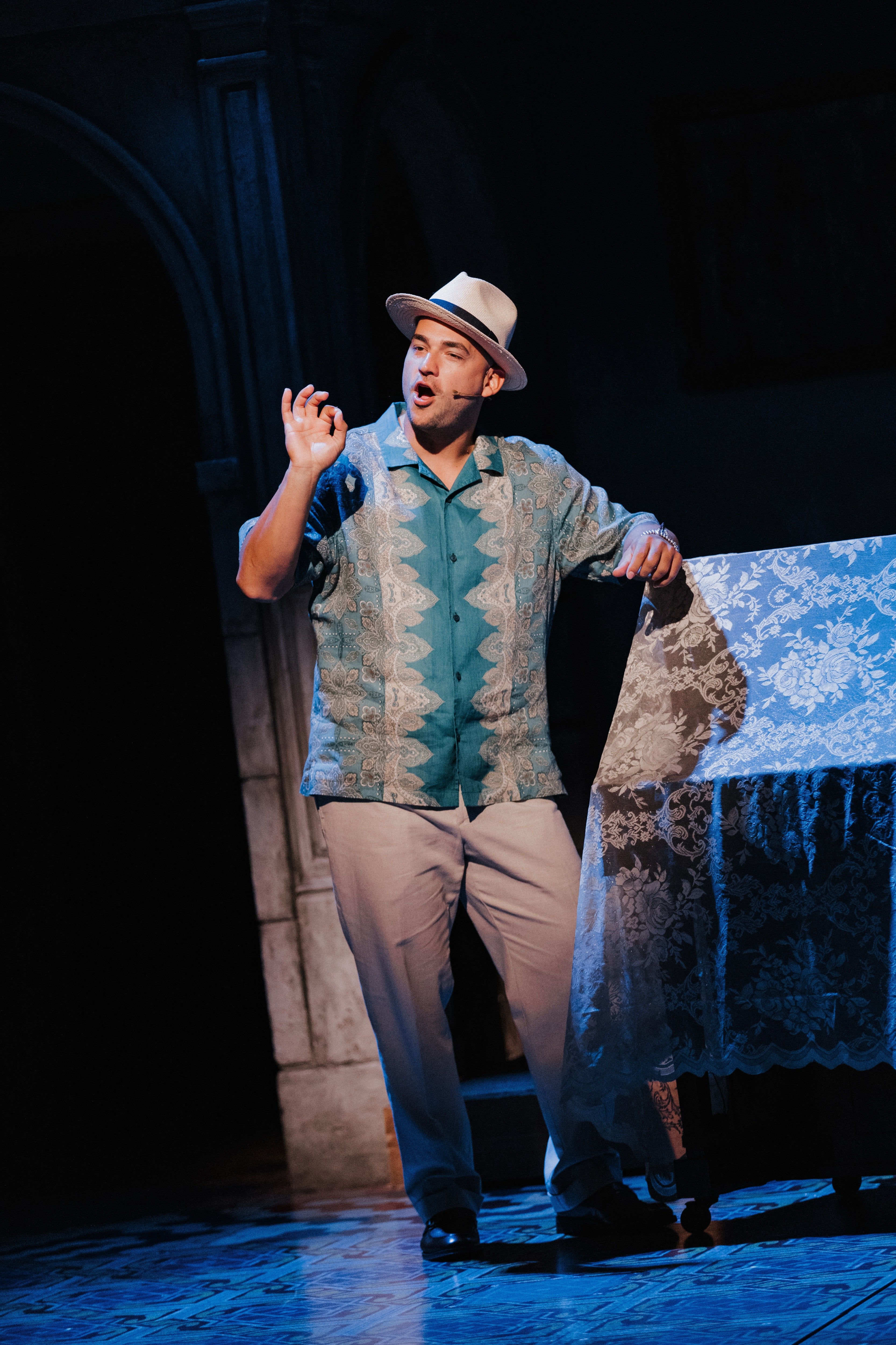 Iglesias is performing as The Narrator in ‘Buena Vista Social Club’ (Laurel Hinton)