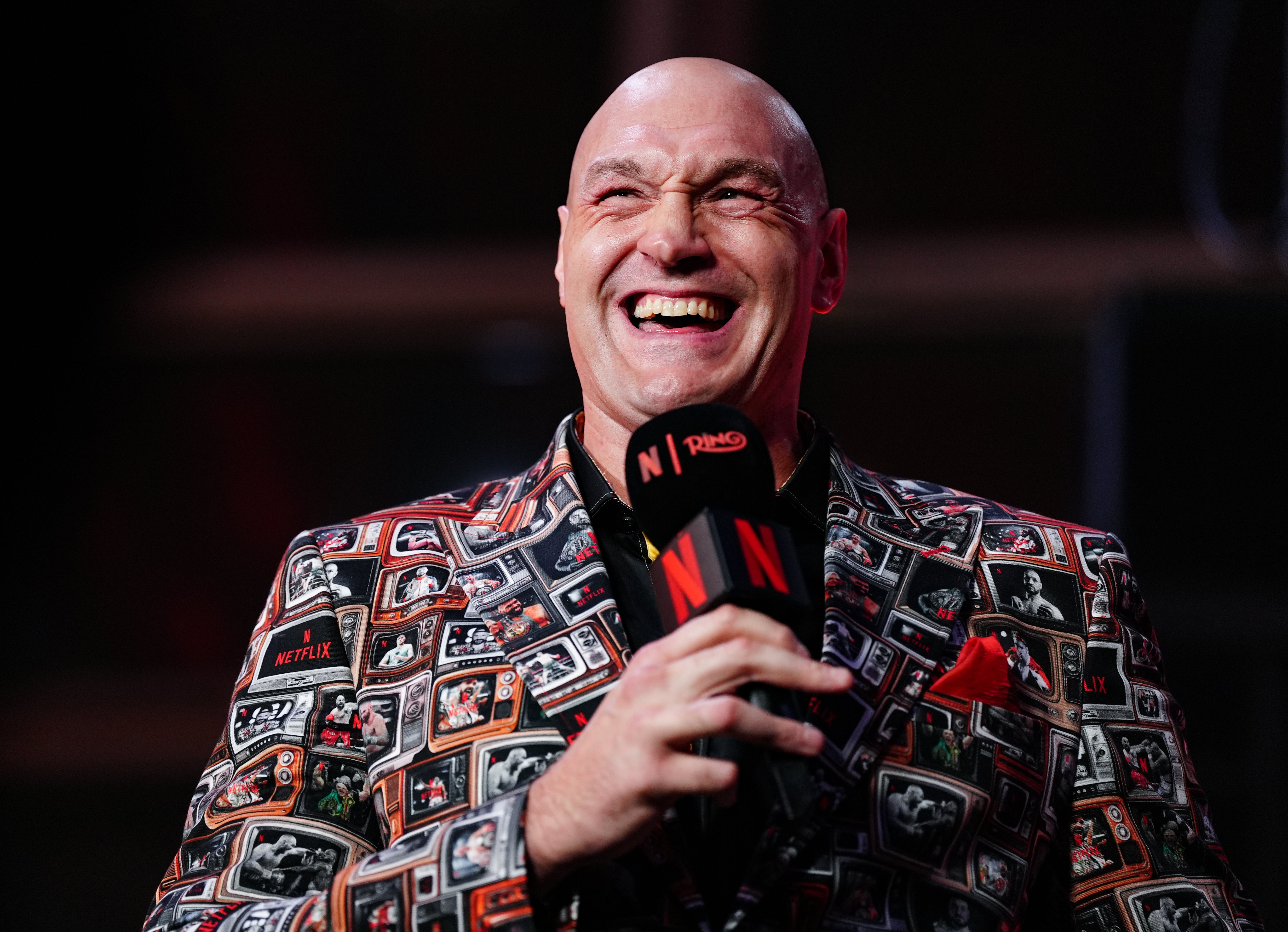 Netflix will stream Tyson Fury (pictured) vs Anthony Joshua (PA)