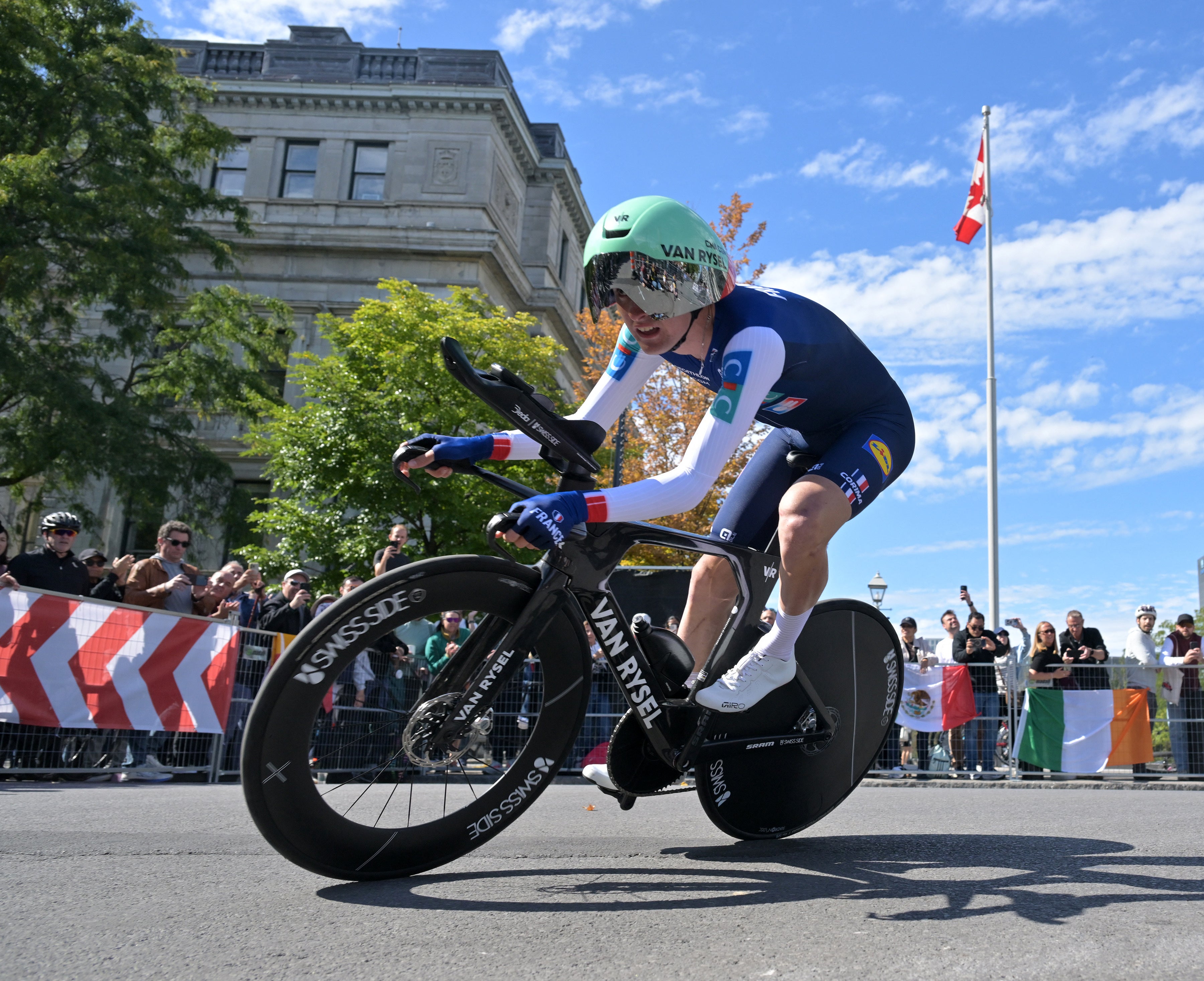 Paul Seixas took bronze in the individual time trial and could double up on medals (Reuters)