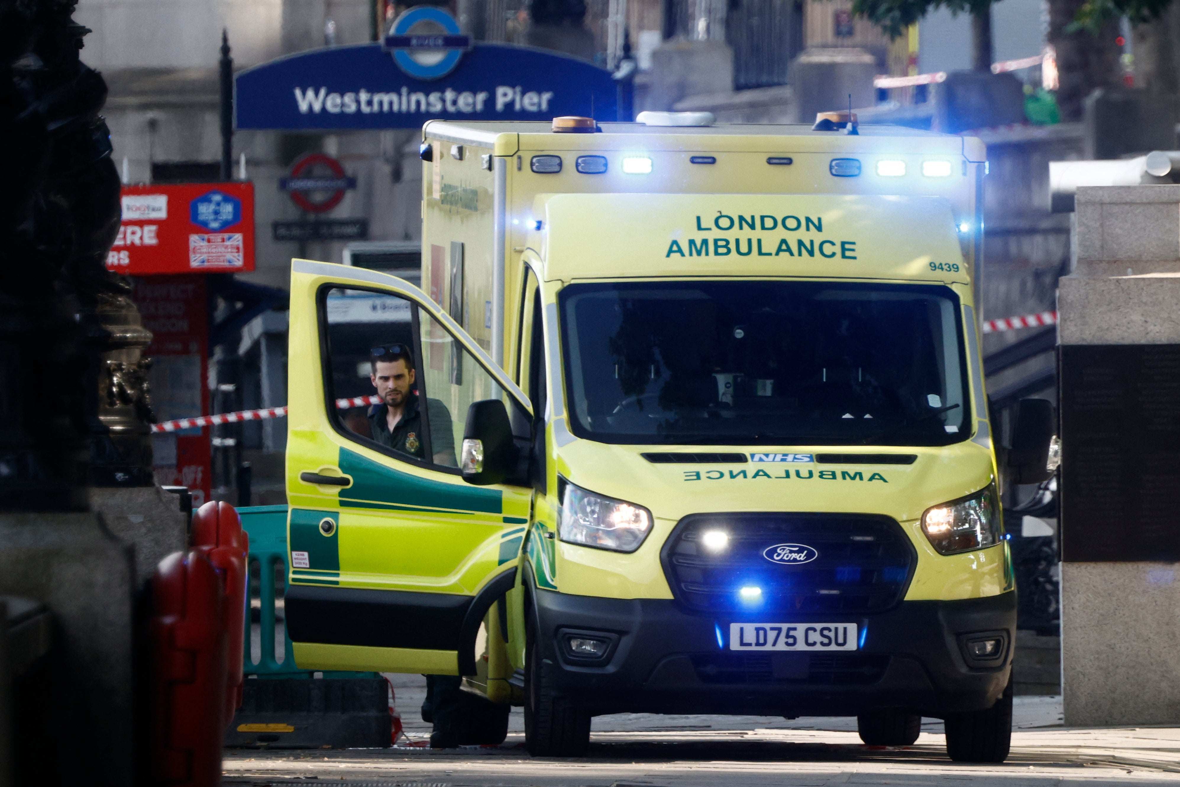 A girl has died in north London after being hit by a taxi (AFP/Getty)