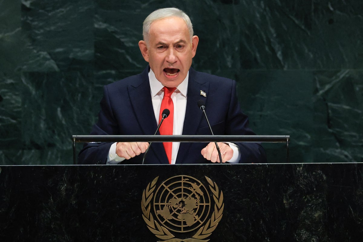 Iran-US war latest: Netanyahu calls Tehran attack ‘easy decision’ amid mass walkout by UN delegates