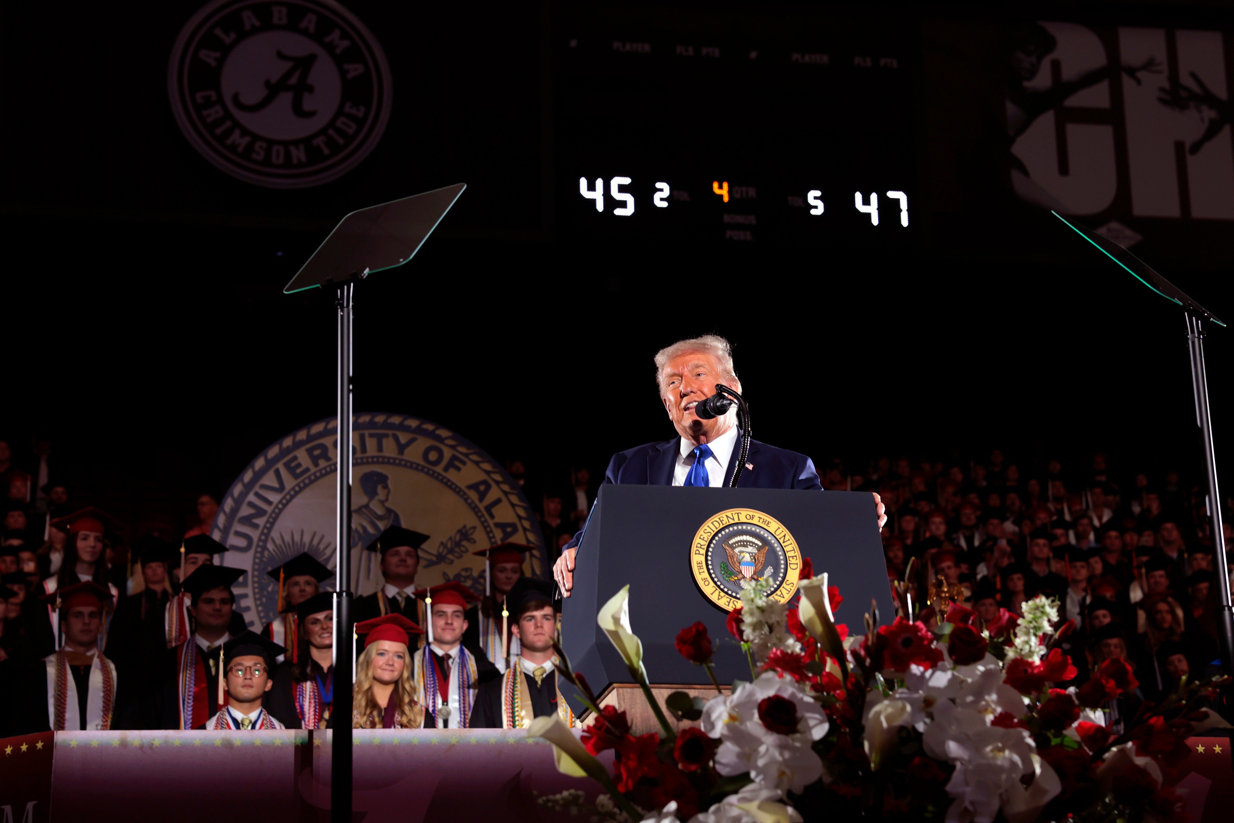 The White House launched Trump TV, a 24/7 livestream of the president’s past moments, Monday, but it seems more people are interested in watching videos that can put them to sleep rather than an old Trump speech (Getty Images)