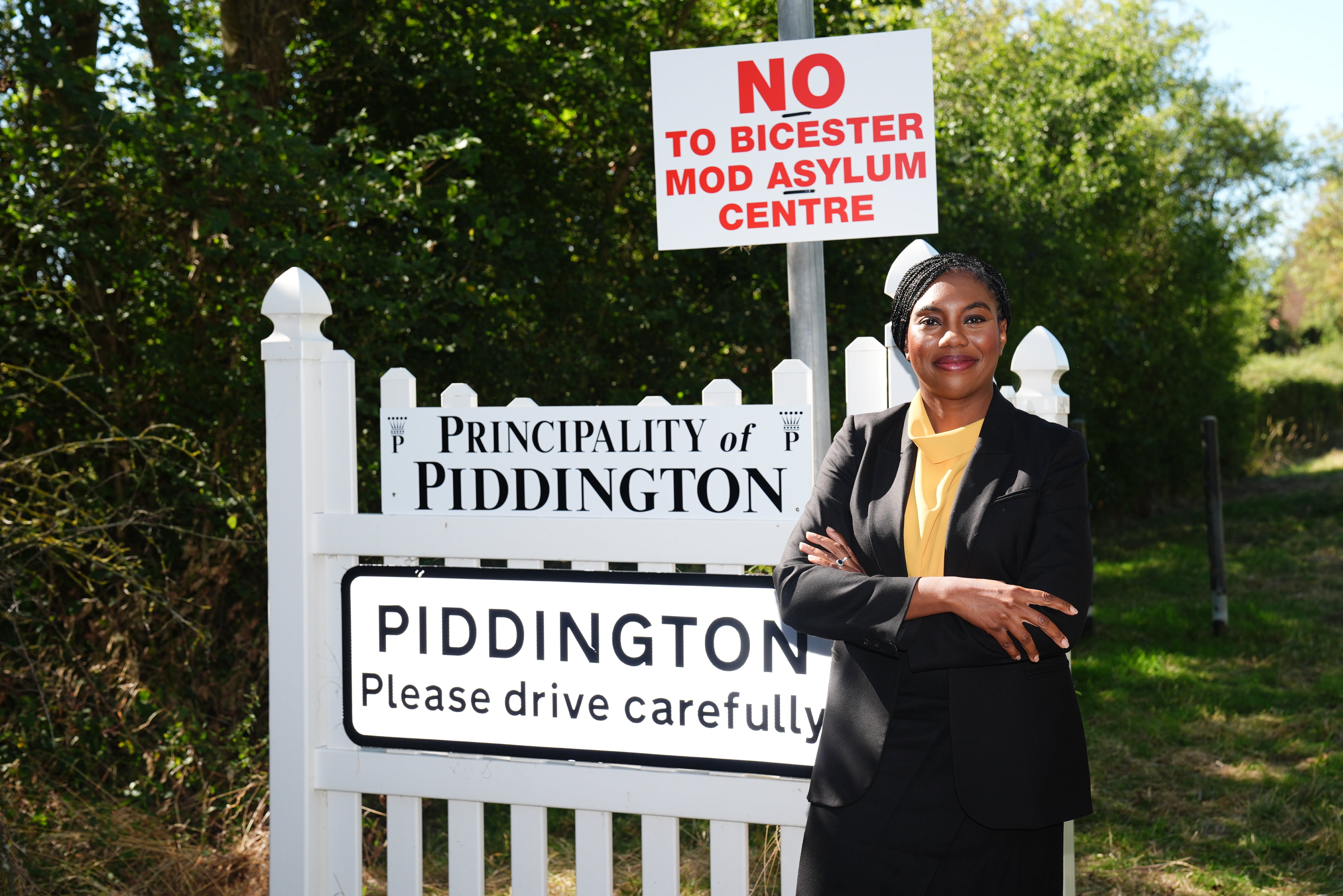 Kemi Badenoch visiting Piddington