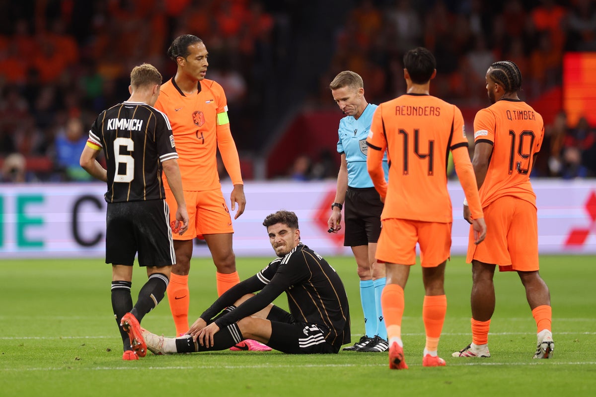 Arsenal dealt injury blow as Kai Havertz limps off in Germany clash