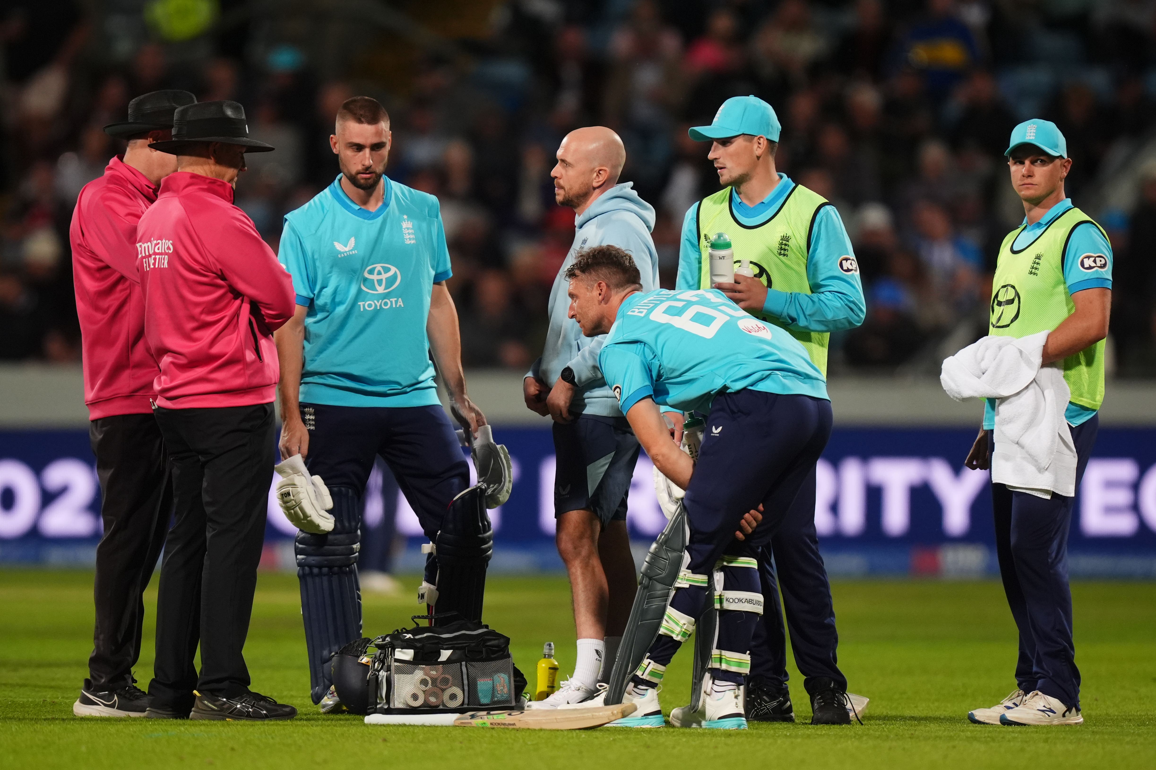 Buttler’s departure changed the feel of the match (PA Wire)