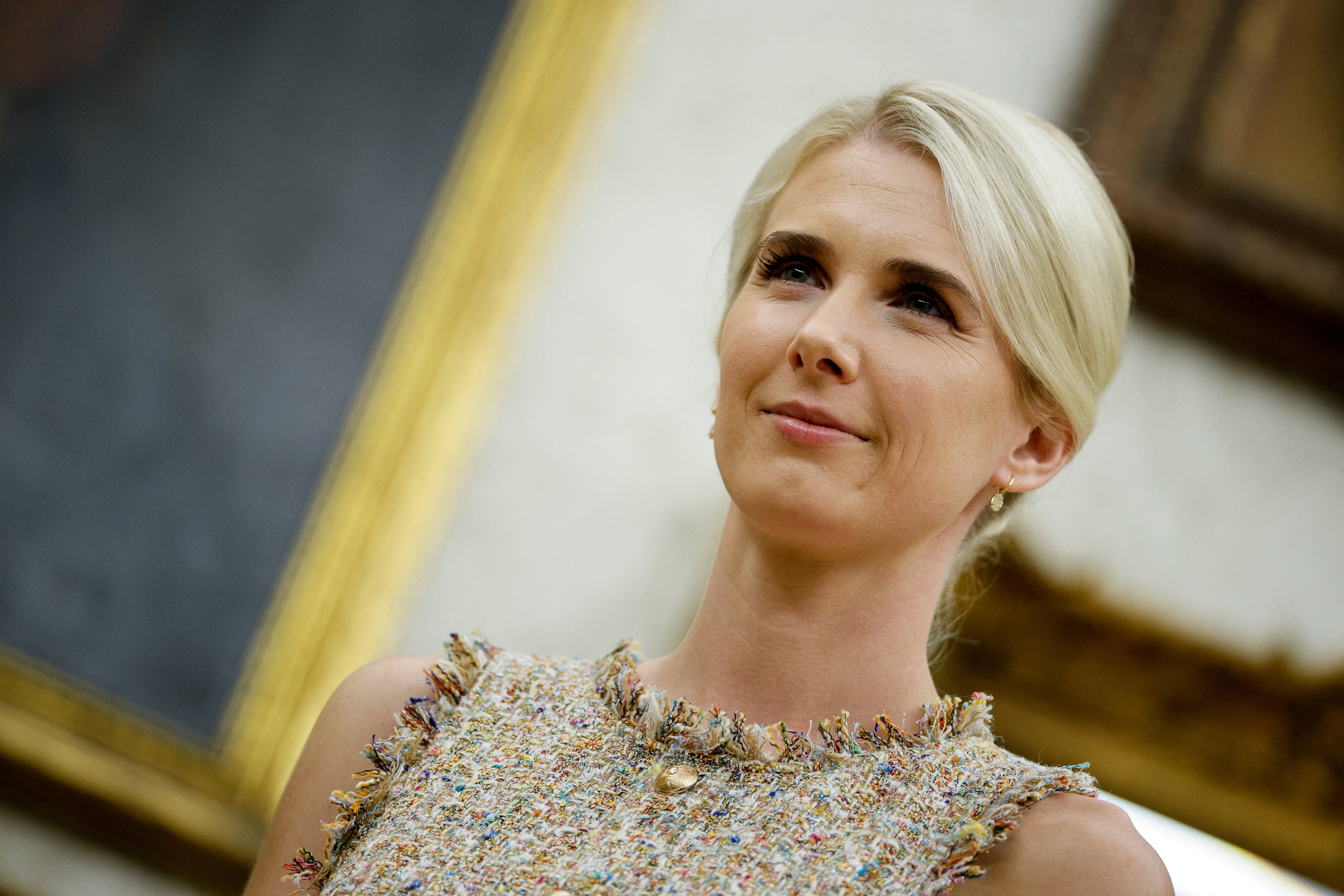 Newly released responses from Natalie Harp offer a rare look into her daily routine and working relationship with Donald Trump, whom she serves as a key White House aide overseeing social media