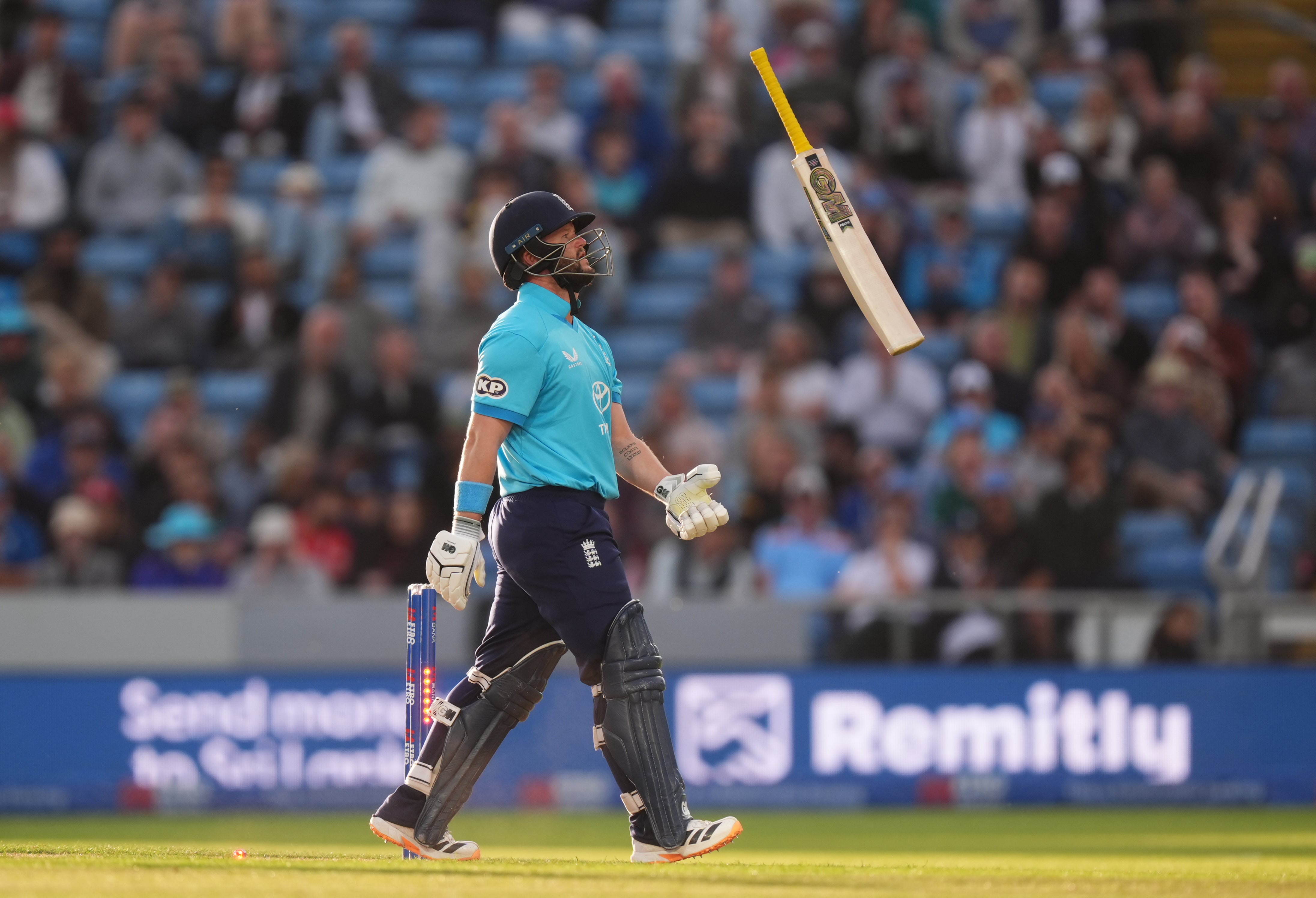 Ben Duckett leaves the field after being dismissed (Mike Egerton/PA) (PA Wire)