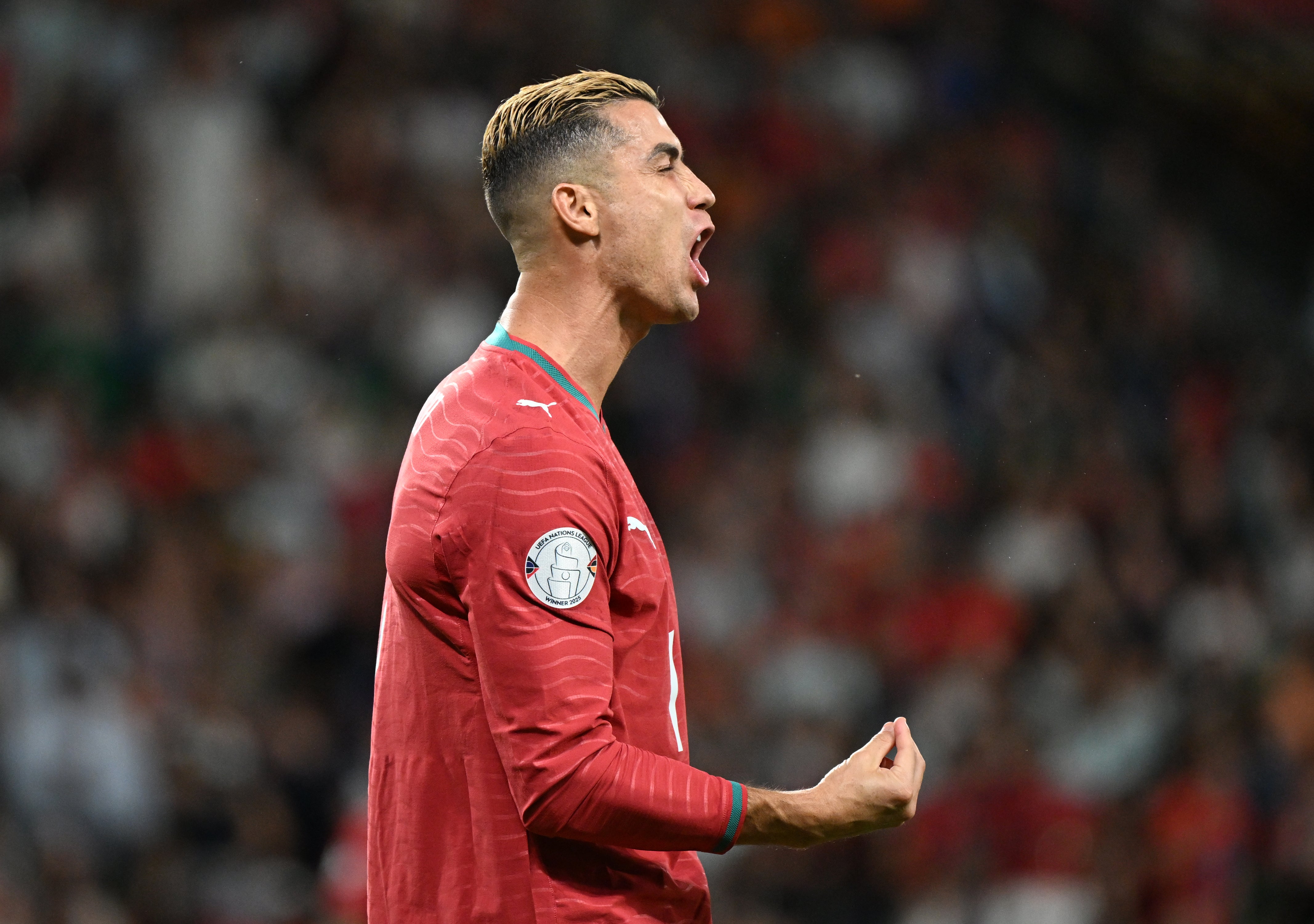 Cristiano Ronaldo had a goal disallowed for the home side (Zed Jameson/PA)