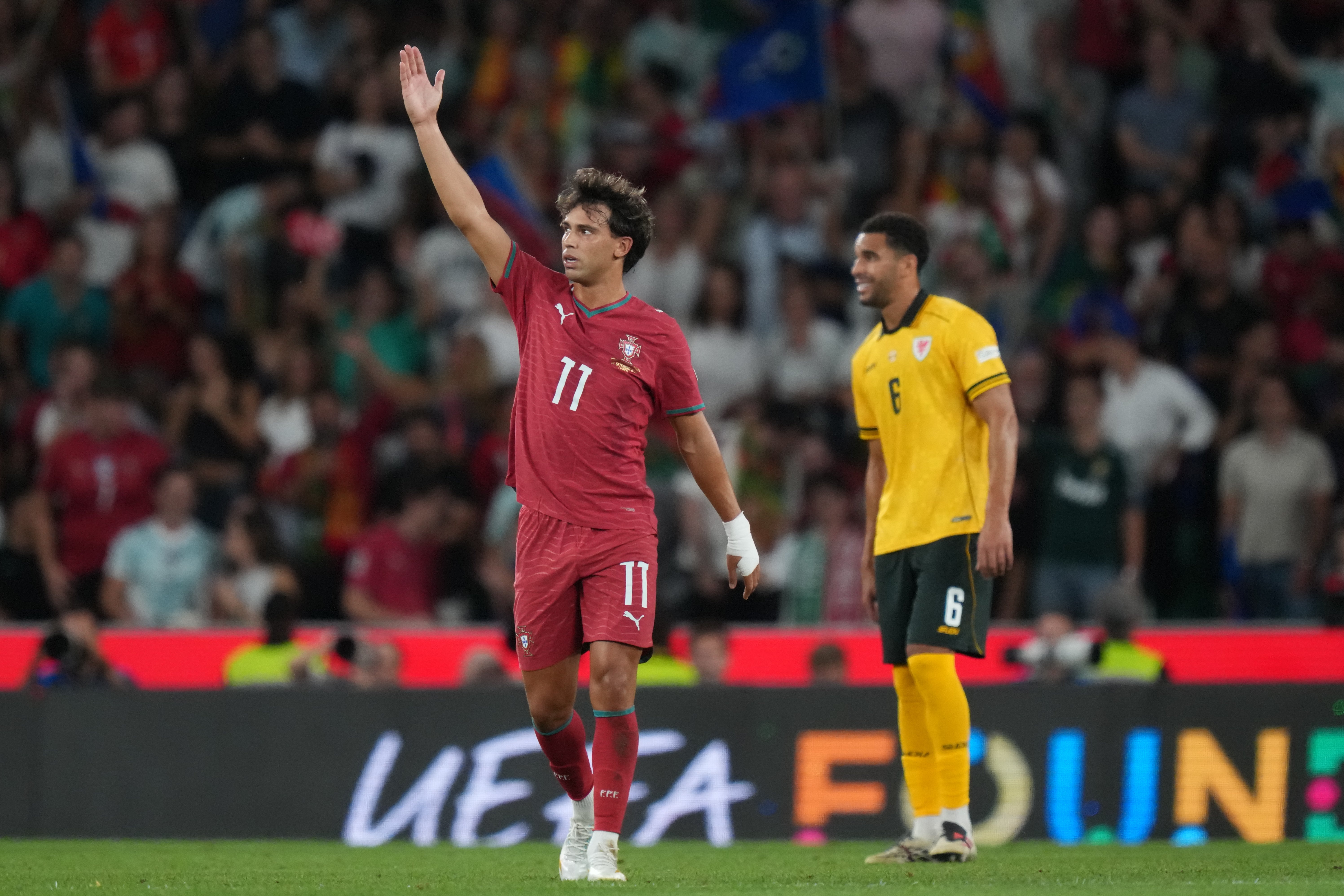 Joao Felix's deflected strike proved the difference against Wales