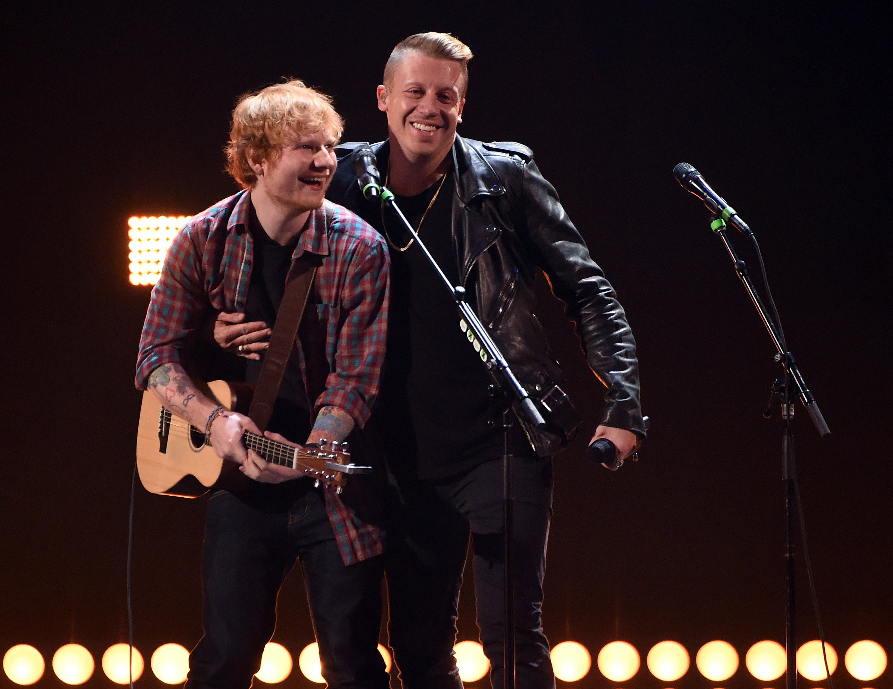 Macklemore was dropped from Ed Sheeran’s US tour after he called for a ‘Free Palestine’ onstage (Getty)