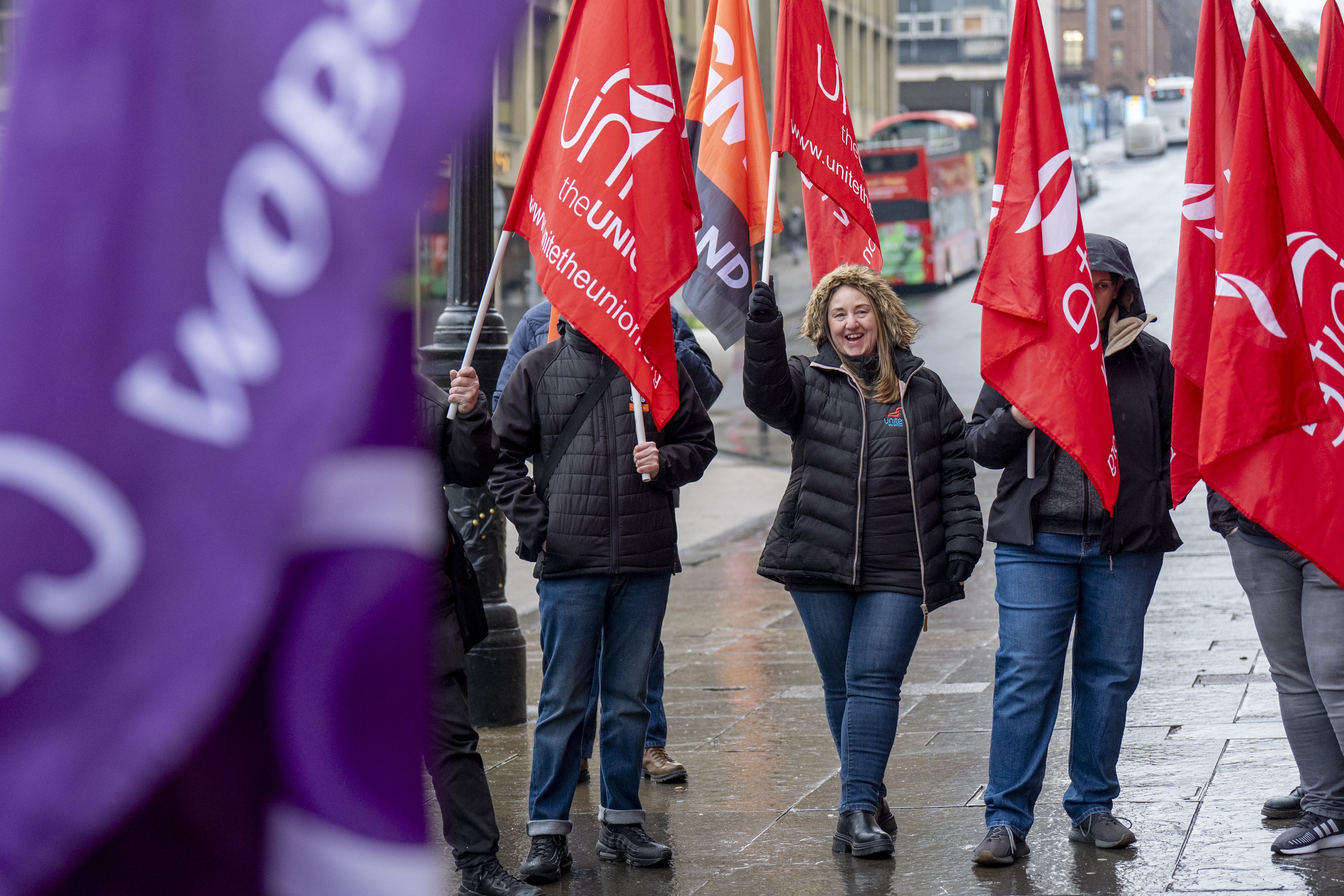 Unions say firing and rehiring is not necesary (Jane Barlow/PA)