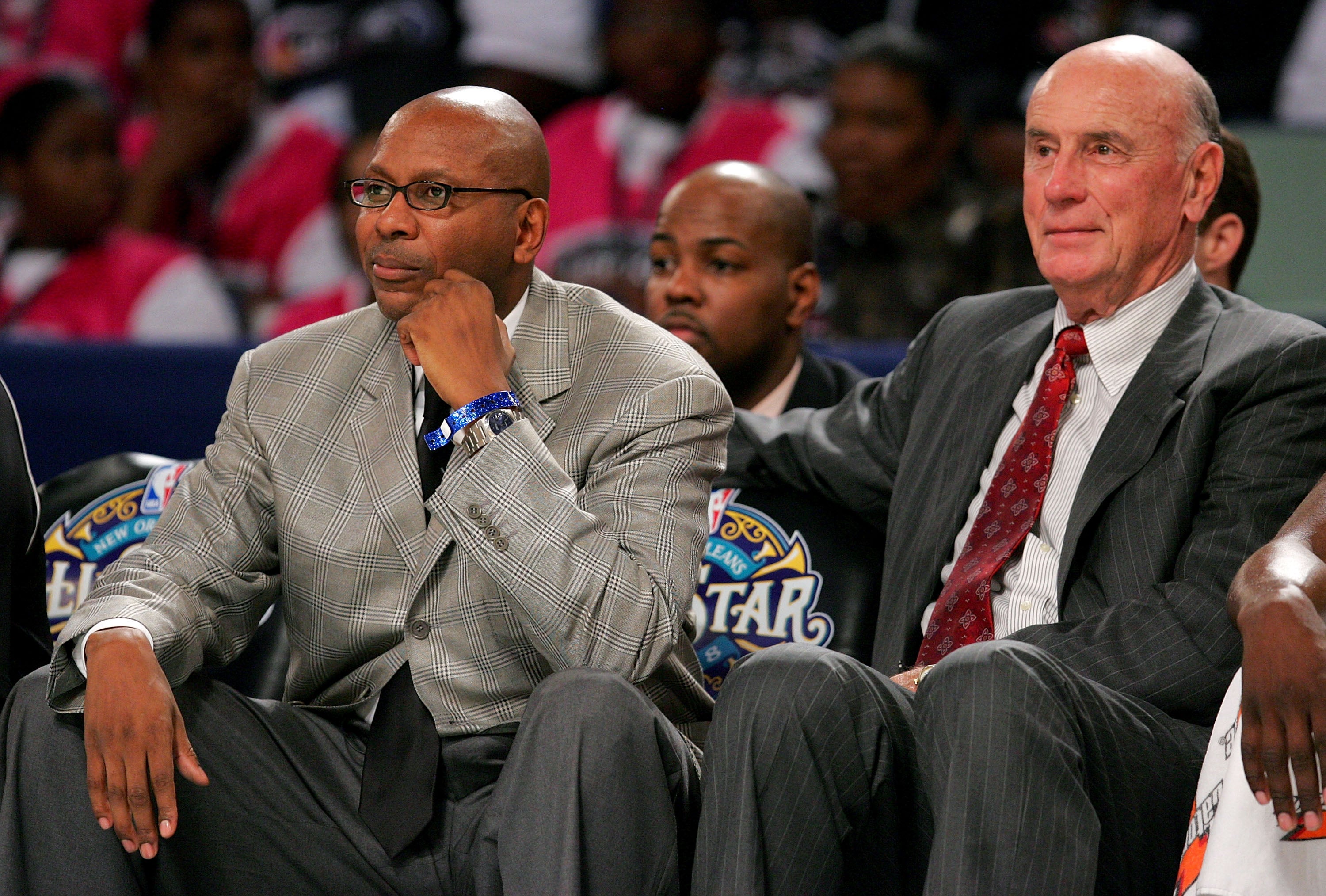 Bob Pettit (right) won the first NBA MVP award (Getty)