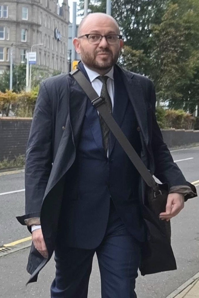 David Hay KC, representing the Royal College of Nursing, arriving at Endeavour House in Dundee (Danyel VanReenen/PA) (PA Wire)