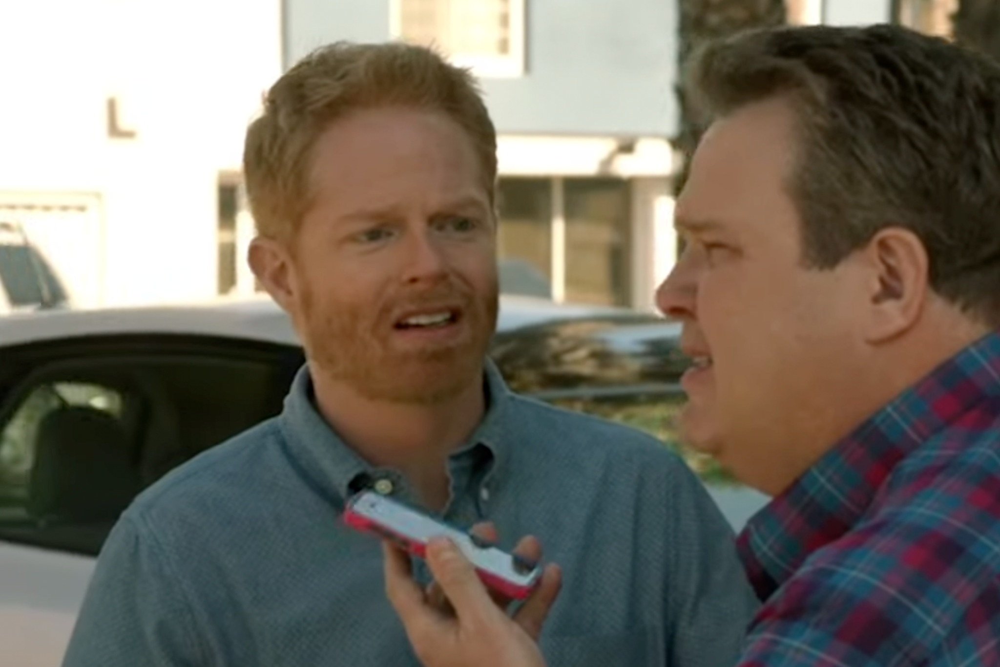 Jesse Tyler Ferguson as Mitch, and Eric Stonestreet as Cam, on ‘Modern Family’