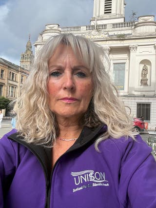 Sylvia Haughney, Glasgow education convener at Unison (Handout/PA)