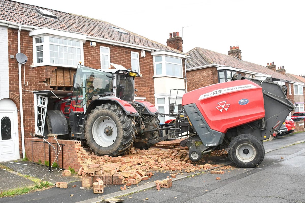 Man rammed rival’s house with stolen tractor after family graves were kicked and urinated on