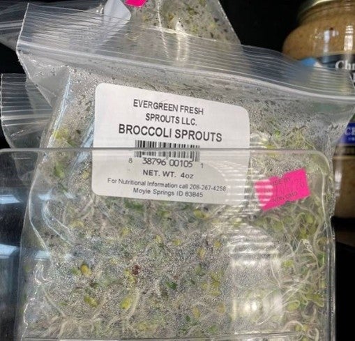 The recalled broccoli sprouts are seen in this CDC photo (CDC)