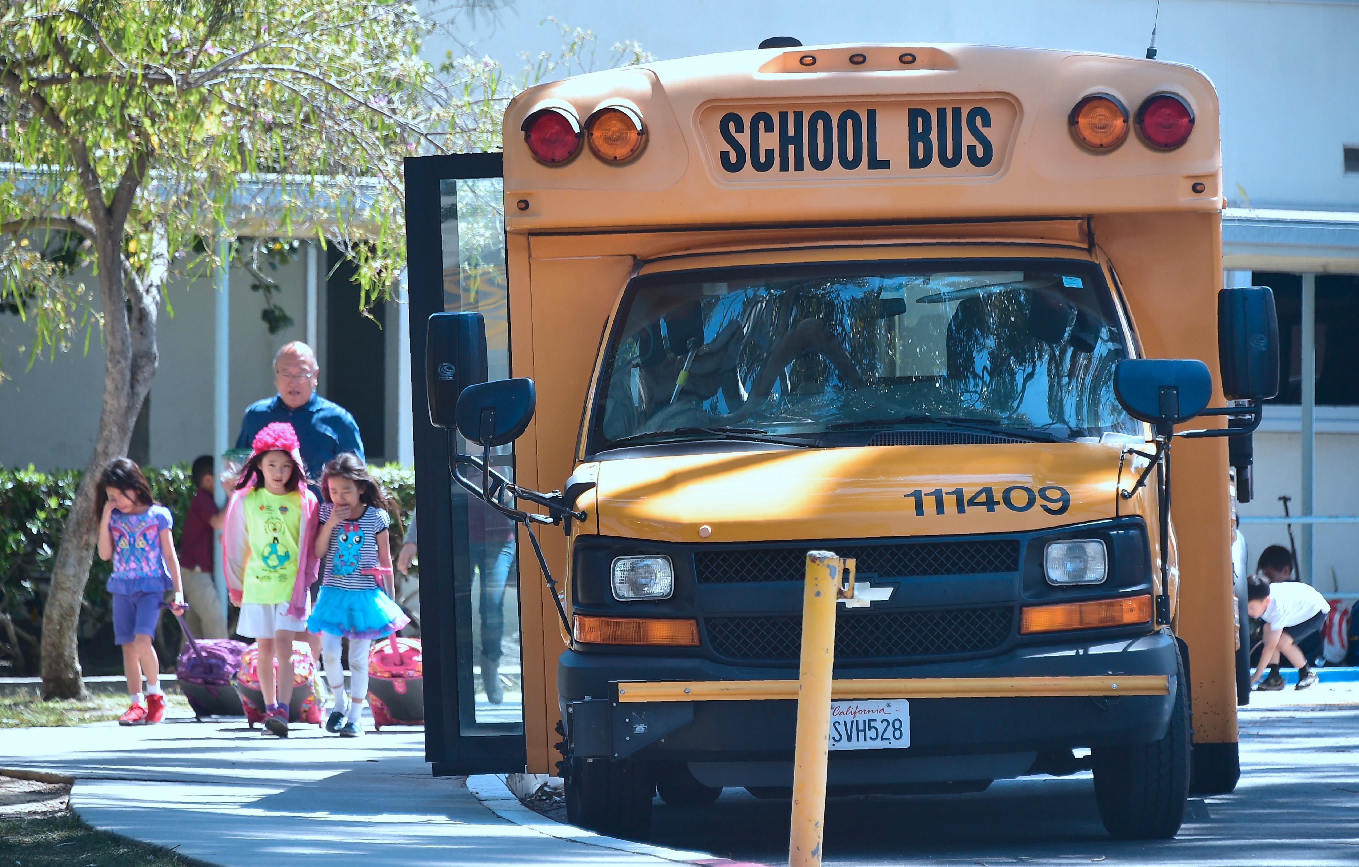 One Wyoming school district said it budgeted $85,000 for diesel this school year, with about one-quarter of that — $21,455 — already spent (AFP via Getty Images)