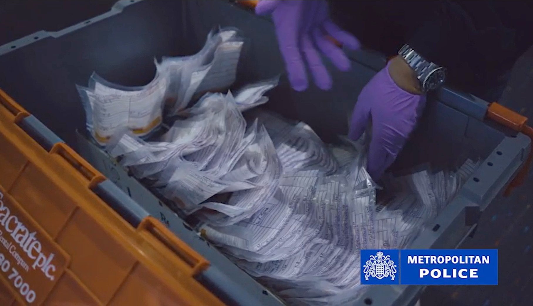 The Metropolitan Police said the defendants were part of the “UK’s largest mobile phone smuggling network”, adding the network was responsible for trafficking thousands of stolen devices to China. (PA)