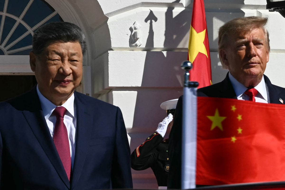 Trump’s scowl says it all as CNN and MS NOW return to White House for XI’s final day