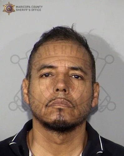Alberto Ontiveros-Sanchez, the father-in-law of a murder victim, pictured, attacked the killer, Abel Uribe, in the middle of his sentencing hearing Wednesday (Maricopa County Sheriff's Office)