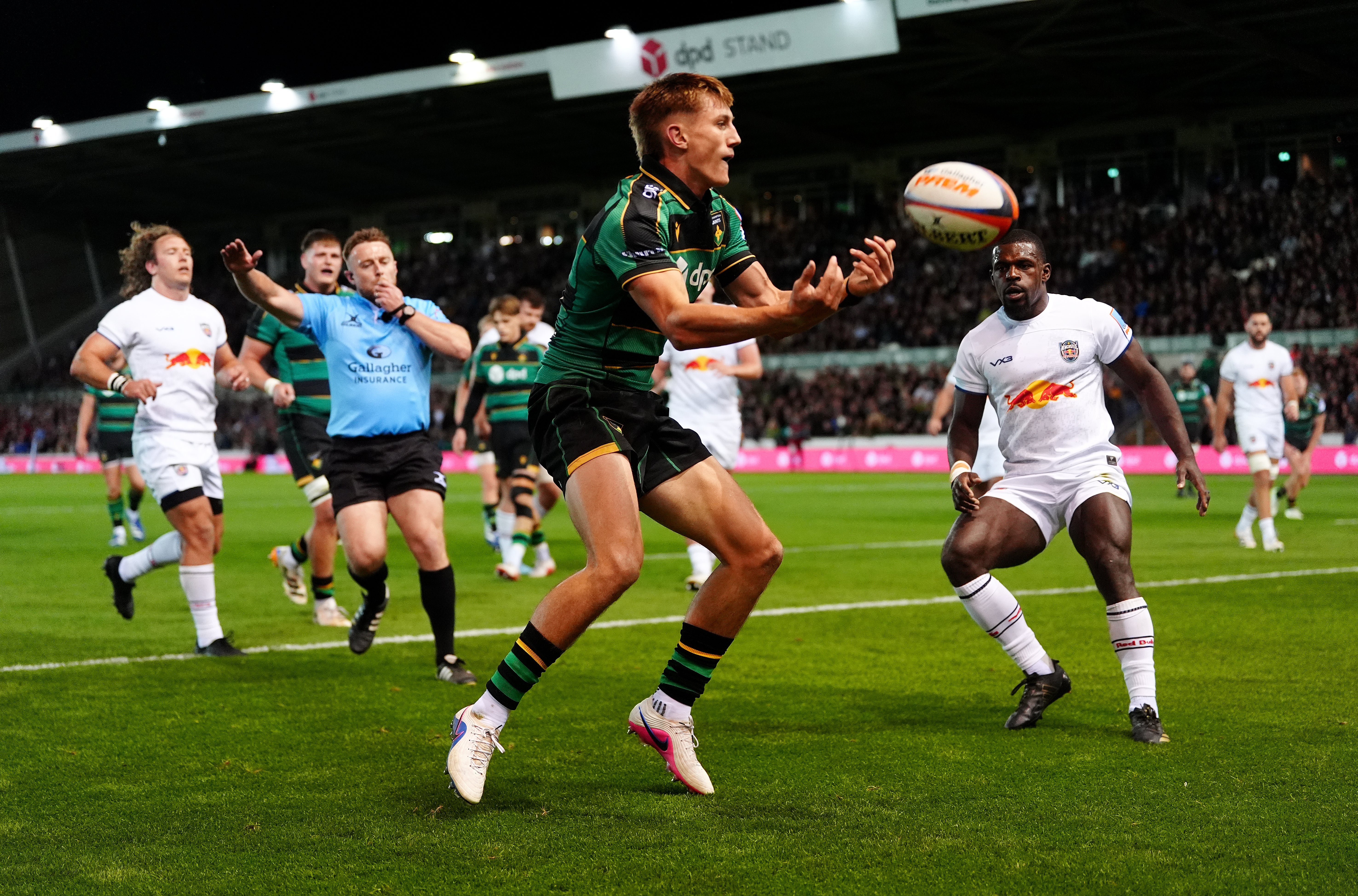 James Pater scored a hat-trick for Northampton