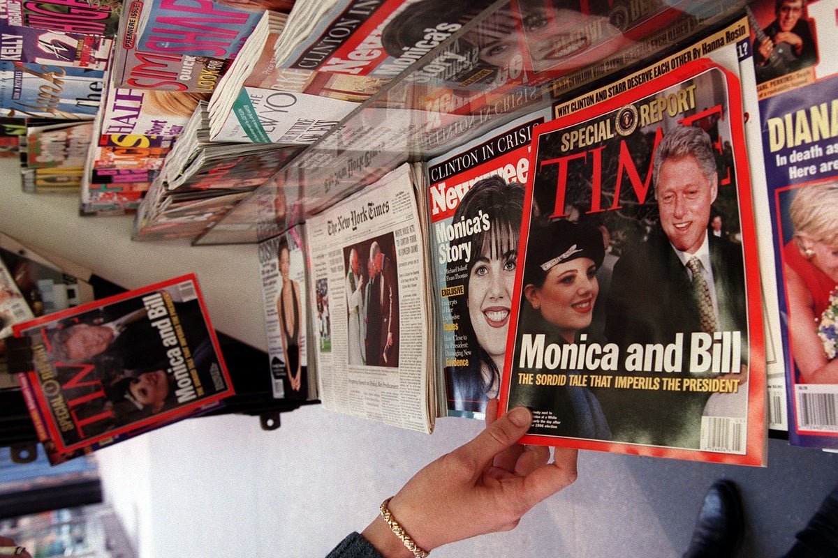 Bill Clinton who had an affair in office admits there were times he wanted to ban the press - but didn’t