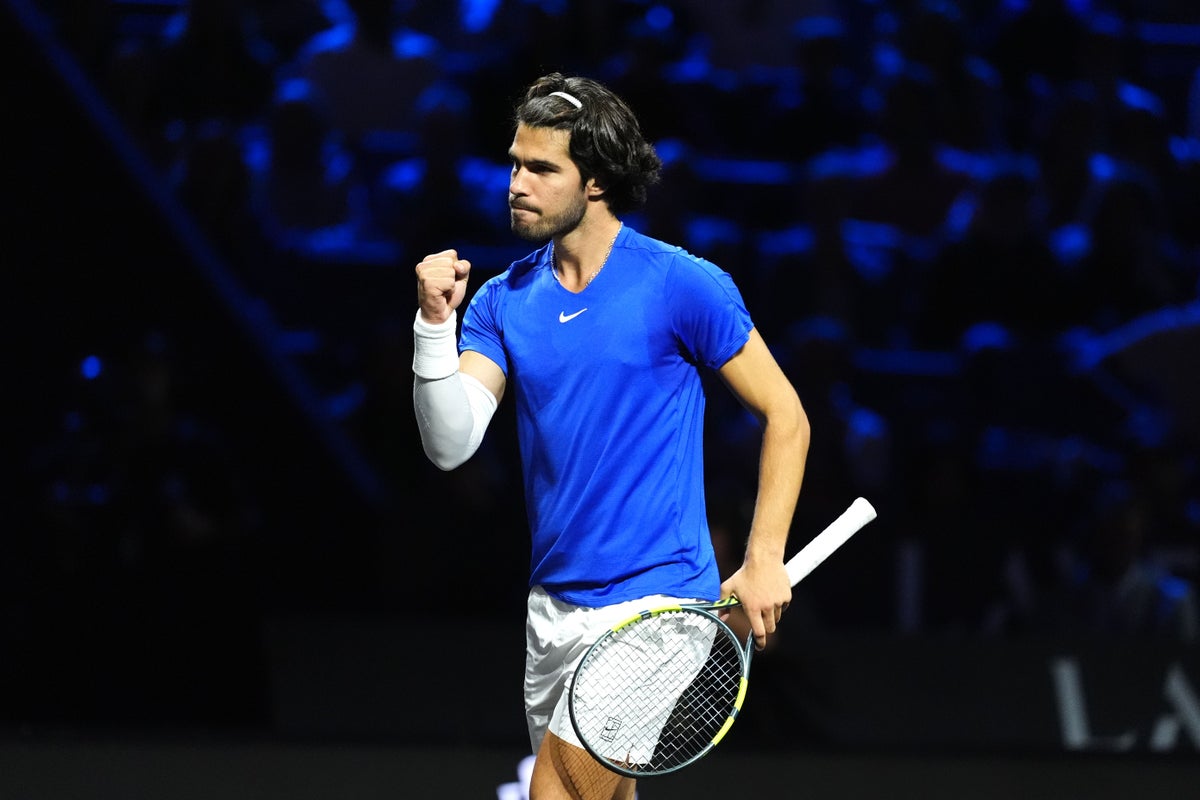 Carlos Alcaraz takes top billing as Europe dominate first day of Laver Cup