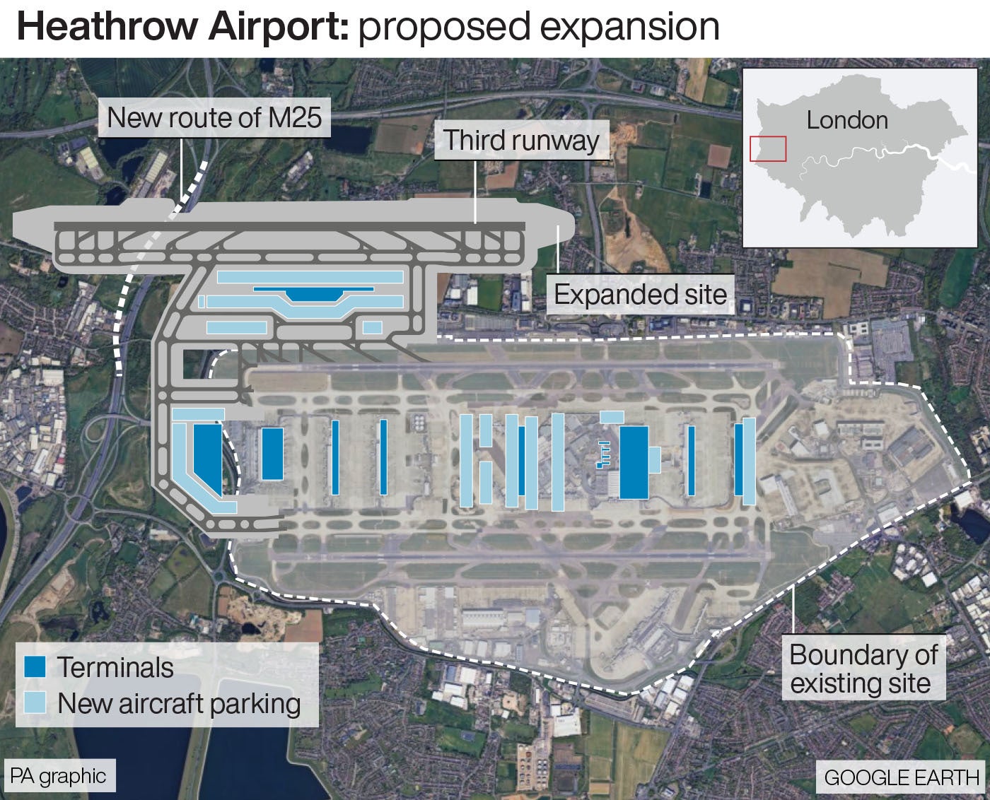 The third runway is now being targeted for 2039