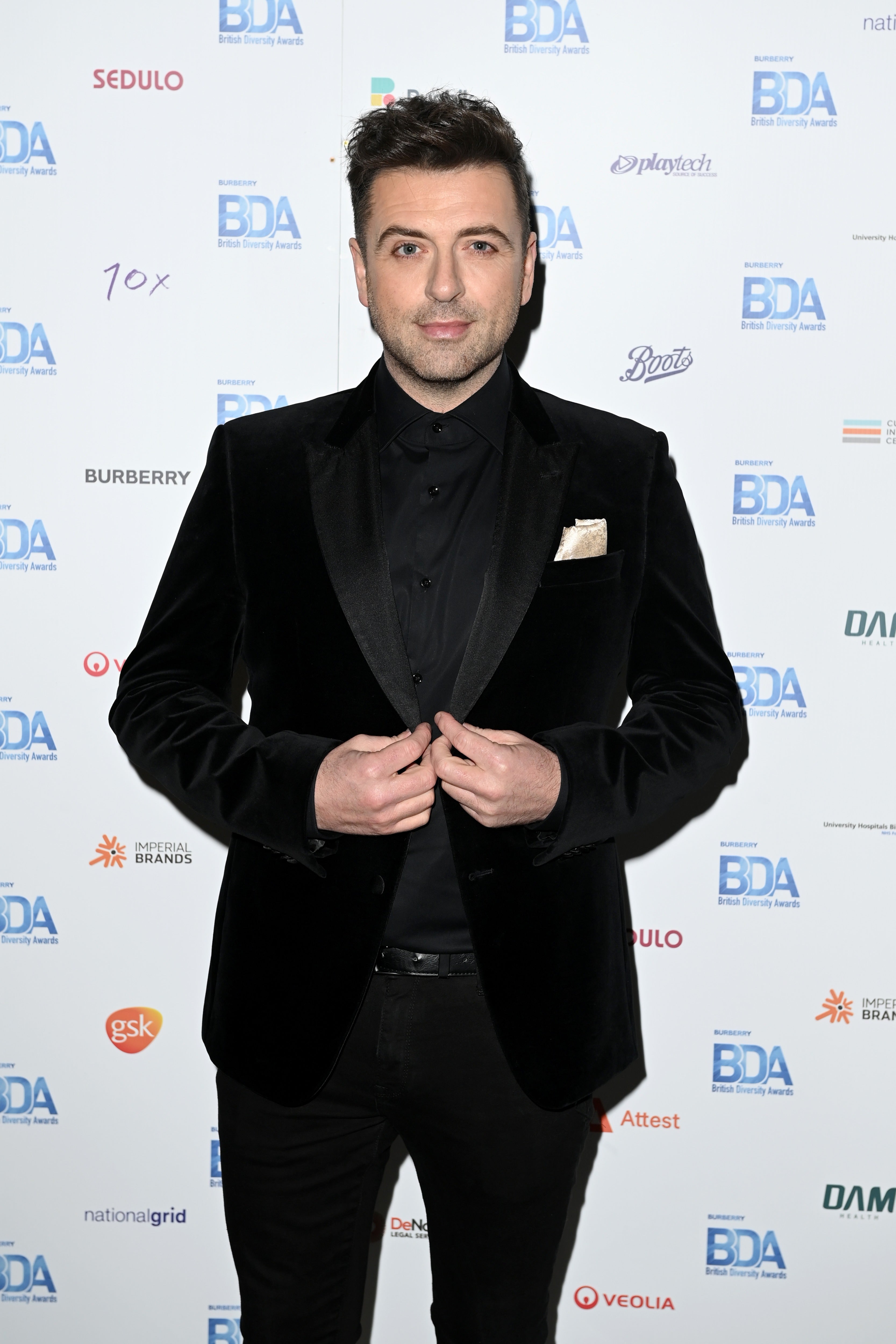 Mark Feehily attends the 2022 Burberry British Diversity Awards at De Vere Grand Connaught Rooms on March 10, 2022 in London, England
