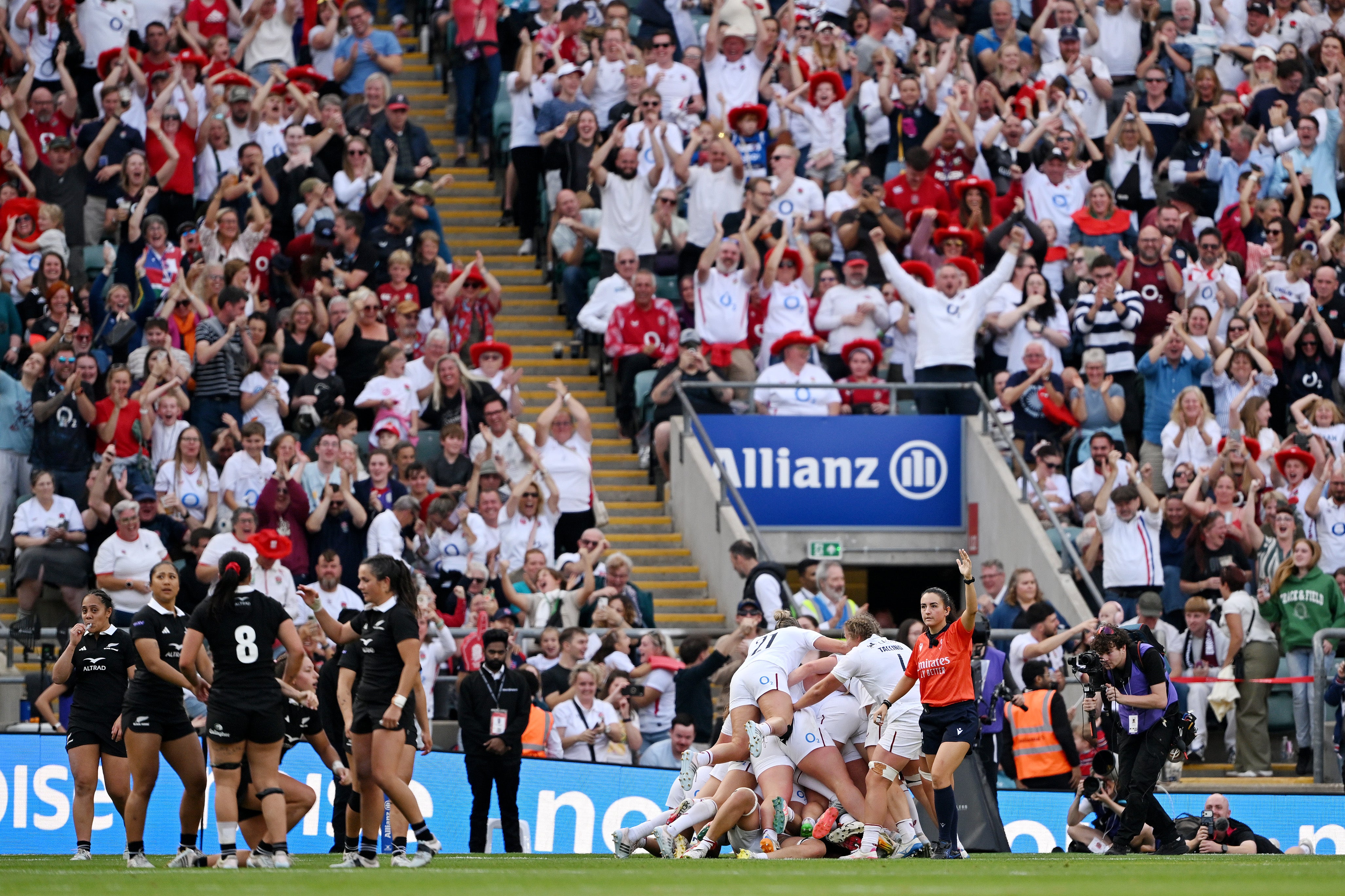 England snatched victory at the death