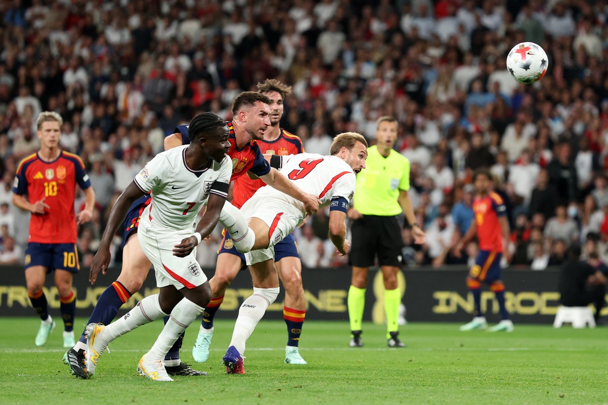 England vs Spain LIVE: Gordon and Kane goals put Three Lions ahead against world champions