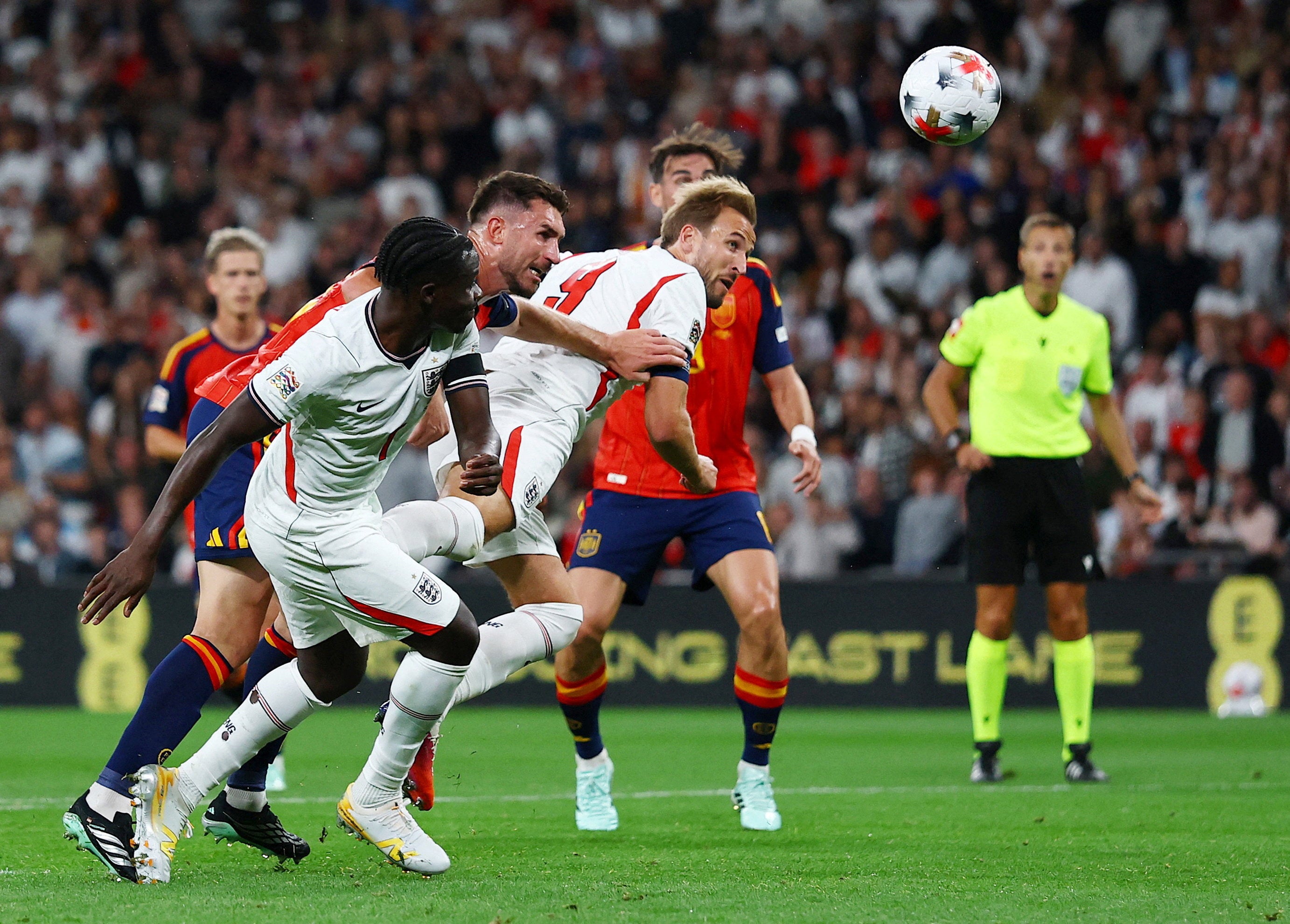 Harry Kane headed England into the lead